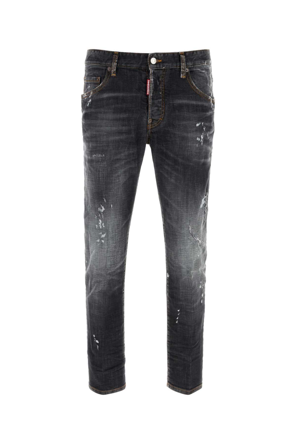 Graphite stretch denim jeans