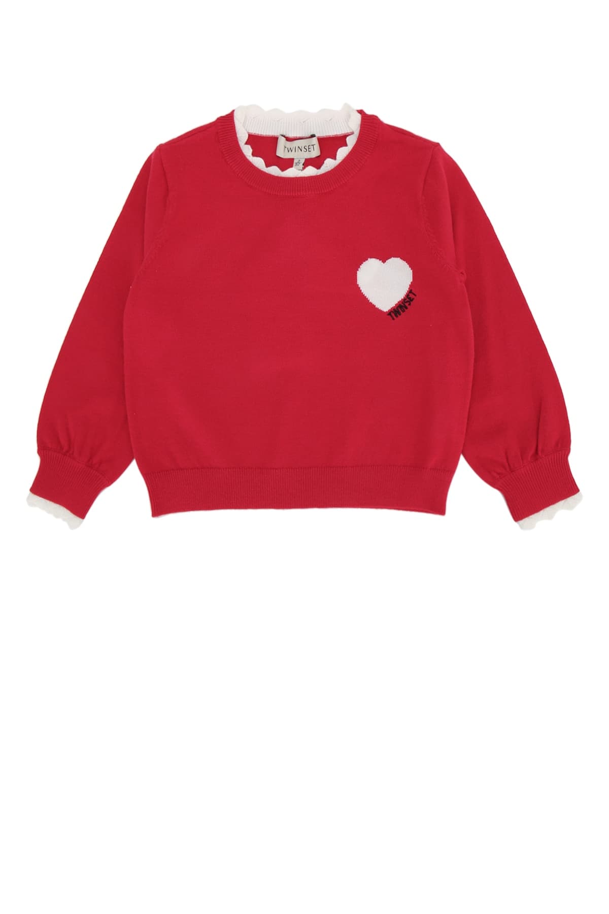 MAGLIA CUORE BIANCO