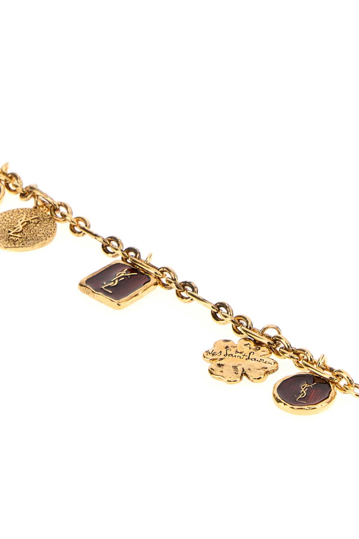 Gold metal Cassandre bracelet - мініатюра 2