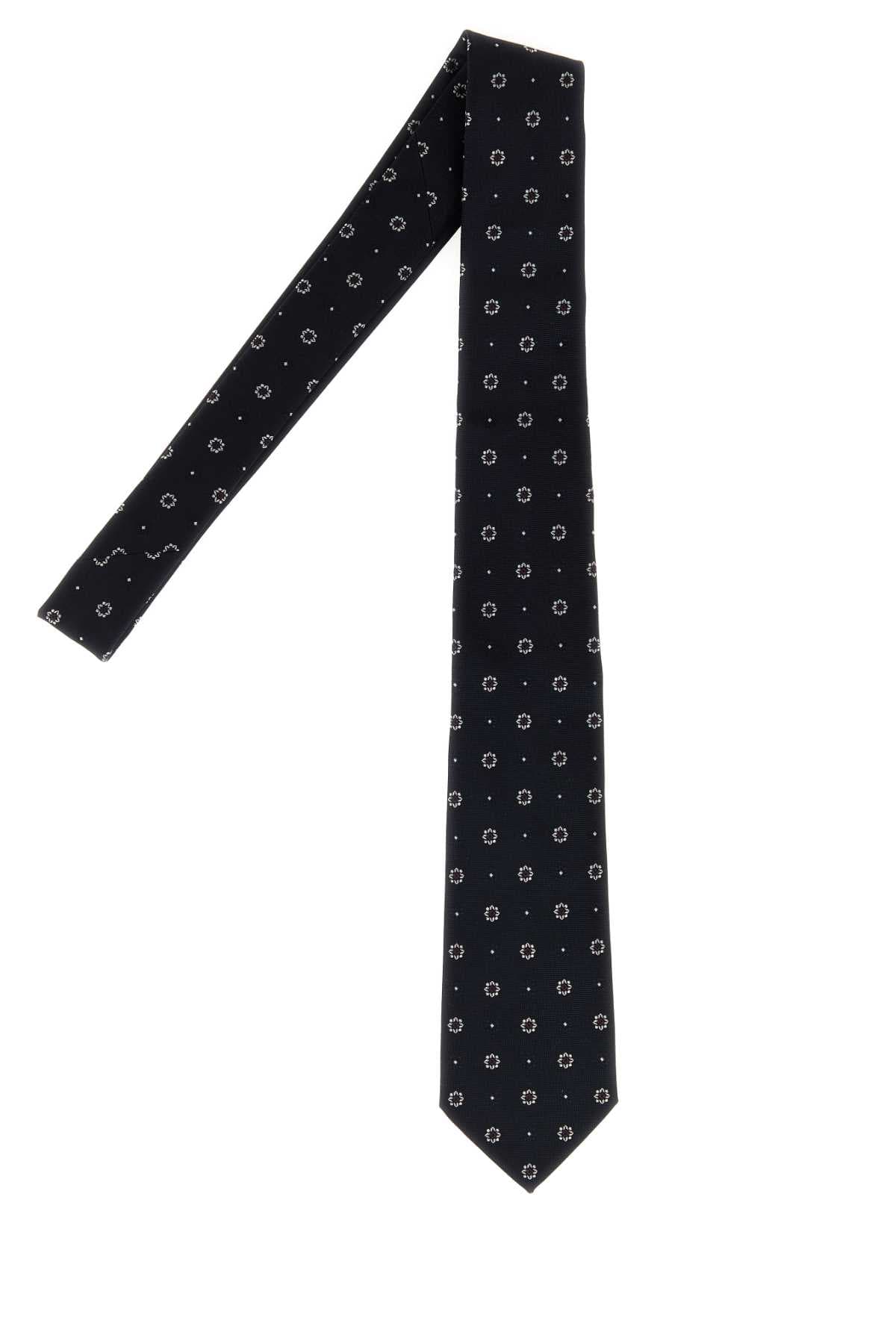 Embroidered jacquard tie - мініатюра 2