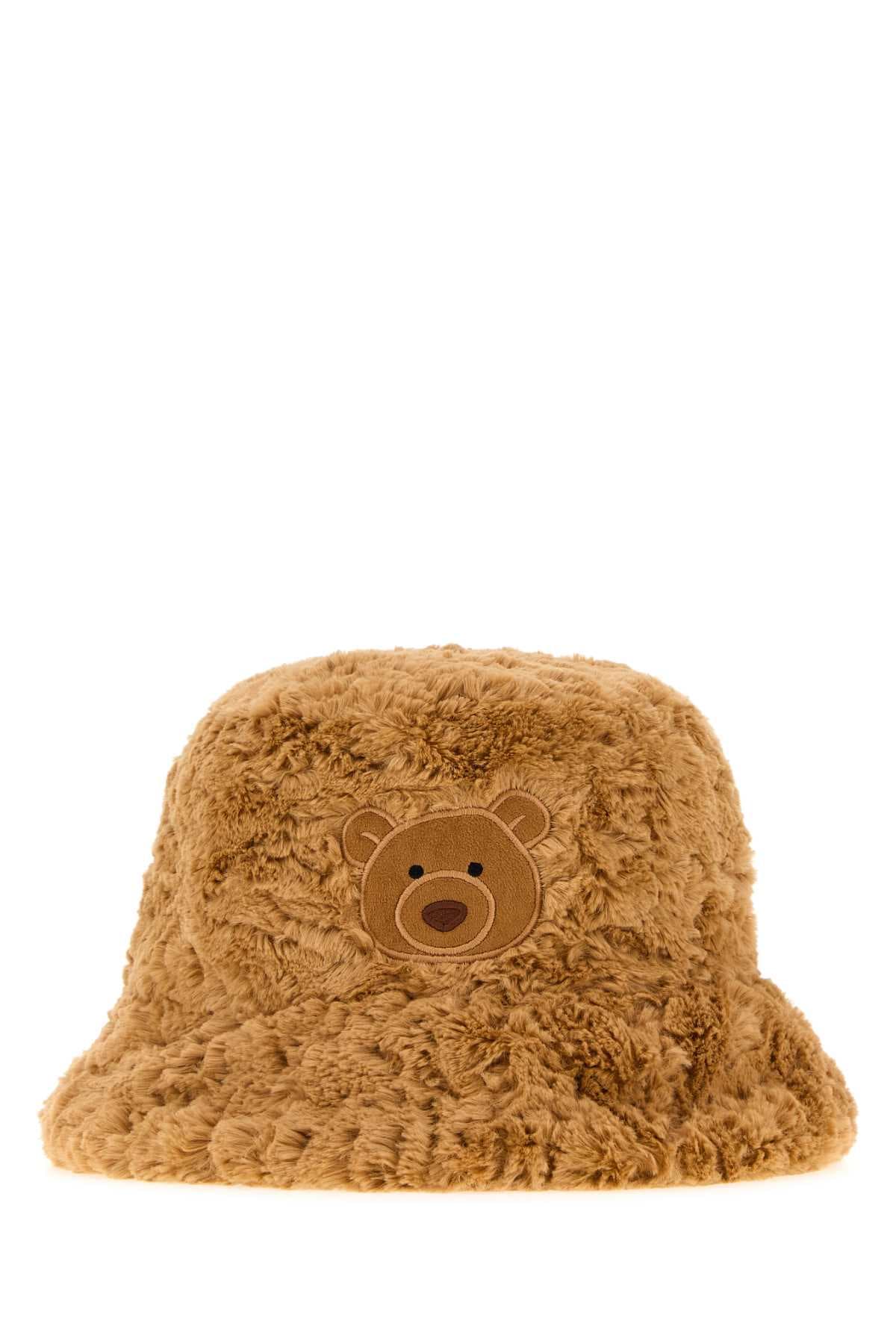 Biscuit eco fur Bartholomew Bear bucket hat