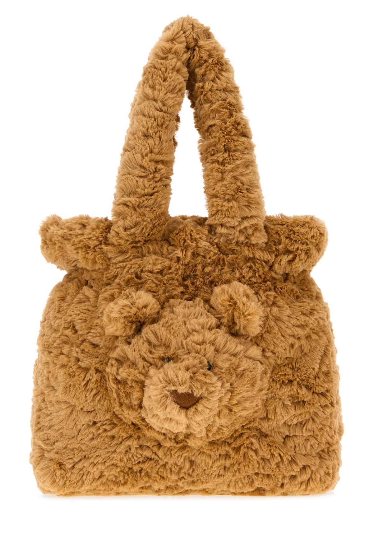 Biscuit eco fur Bartholomew Bear handbag