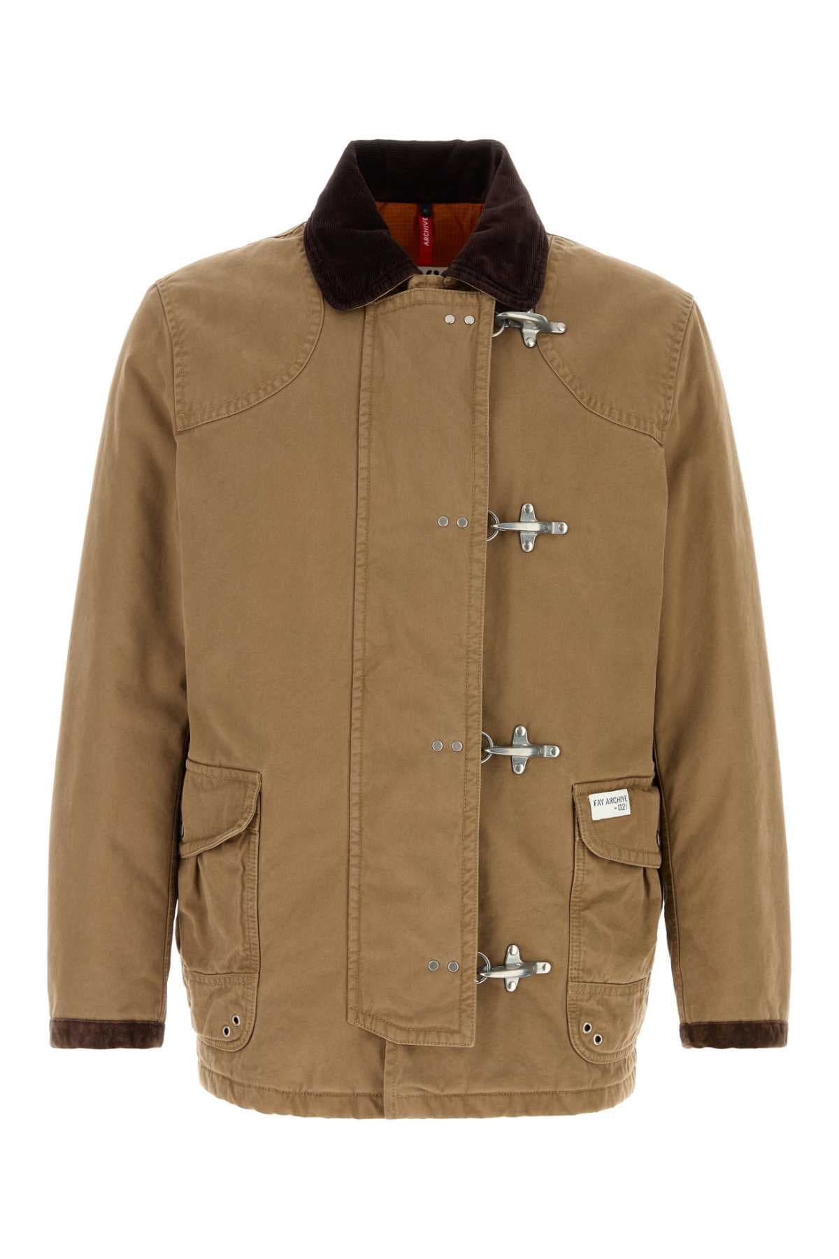 Biscuit cotton padded jacket