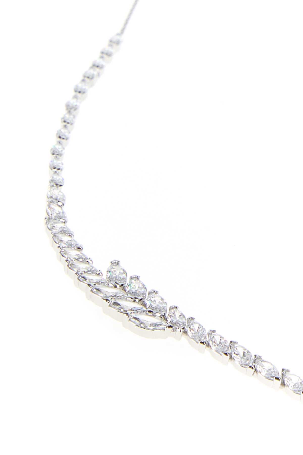 Silver metal Mesmera necklace - мініатюра 2