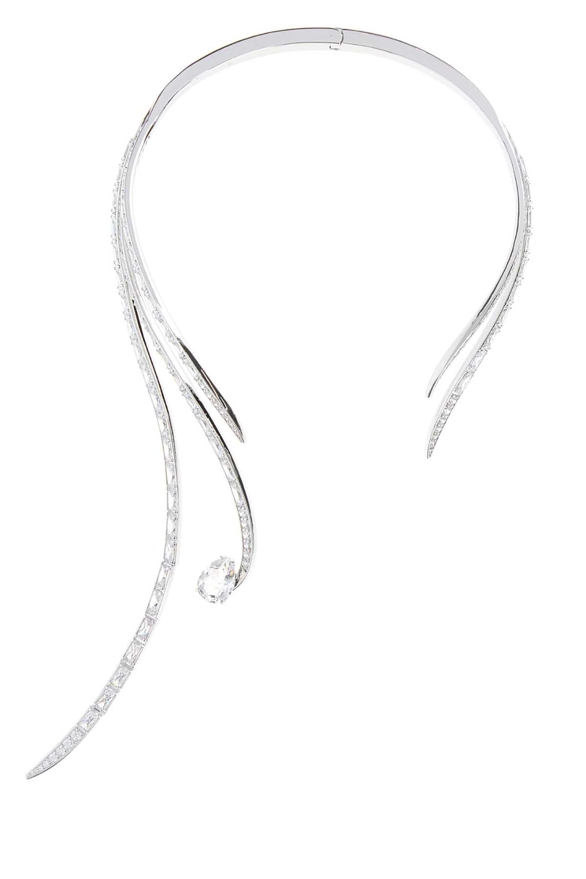Silver metal Vienna necklace