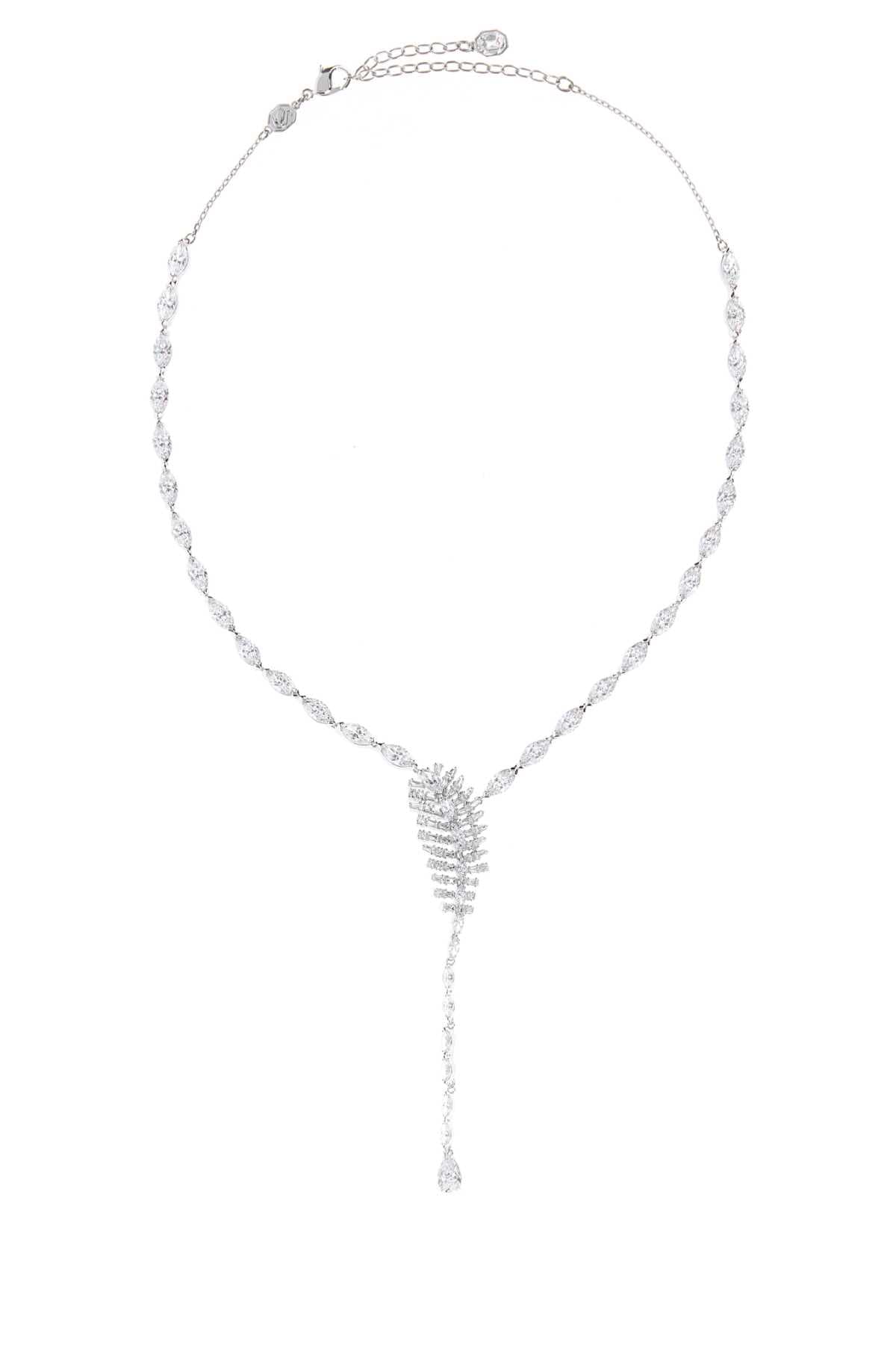 Silver metal Vienna necklace