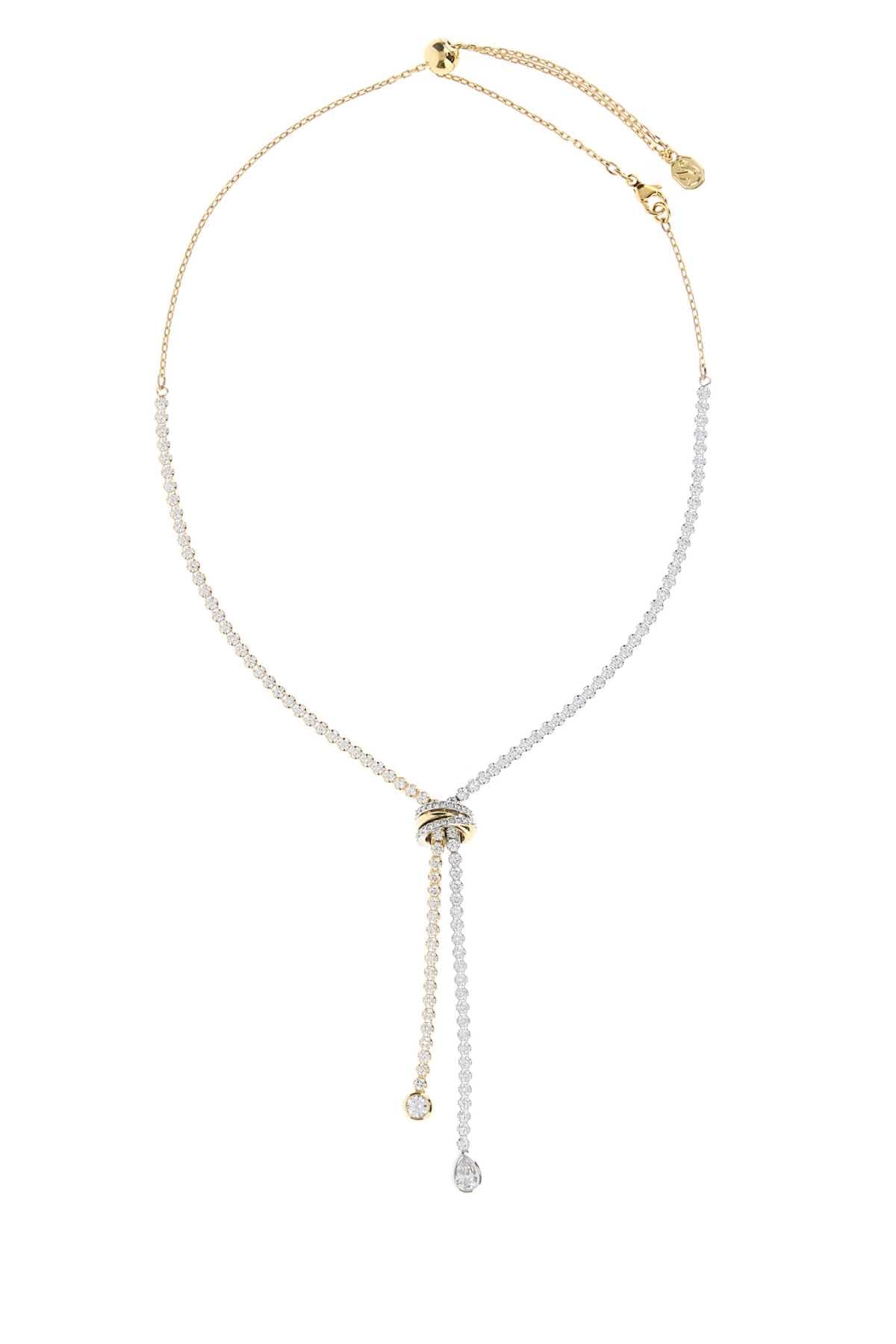 Two-tone metal Hyperbola necklace
