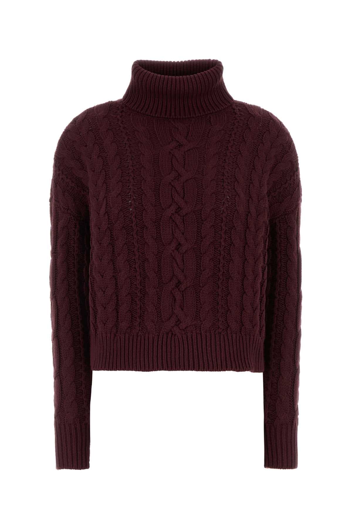 Grape cotton sweater