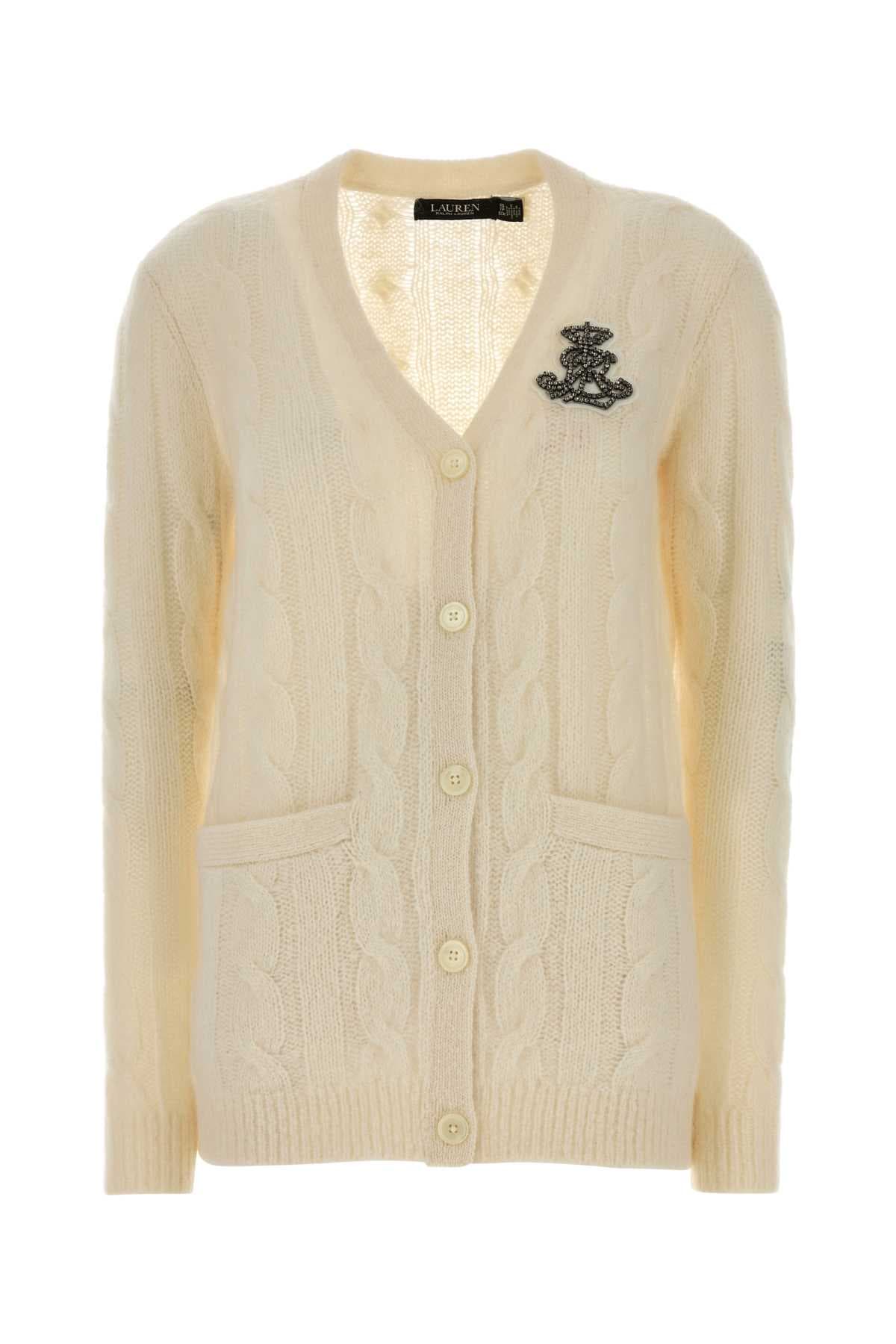 Ivory knit cardigan