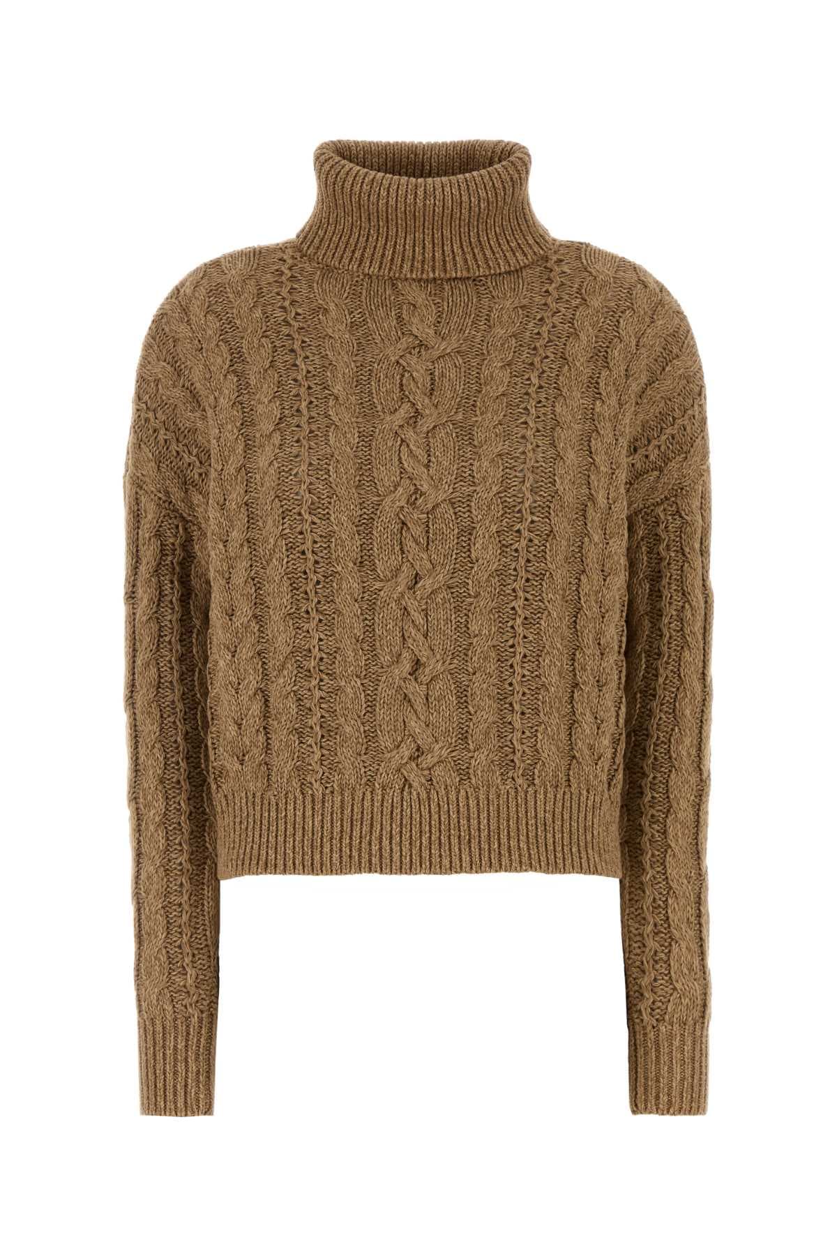 Beige cotton sweater