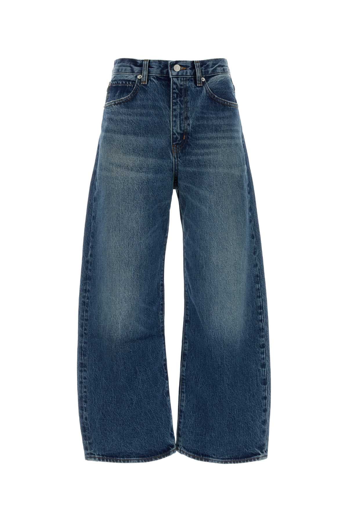 Stretch denim The Bow Crop jeans