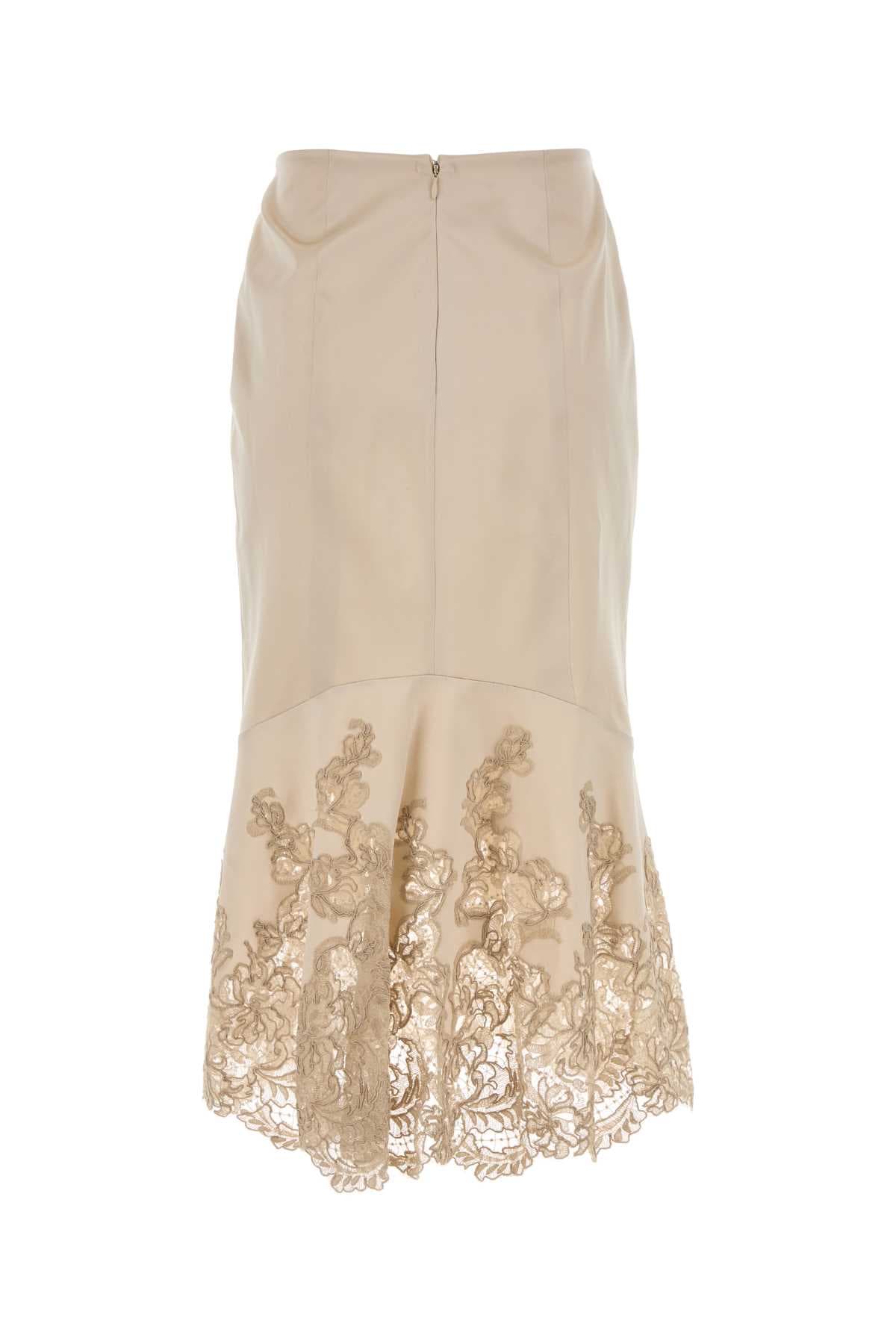 Sand satin skirt - мініатюра 2