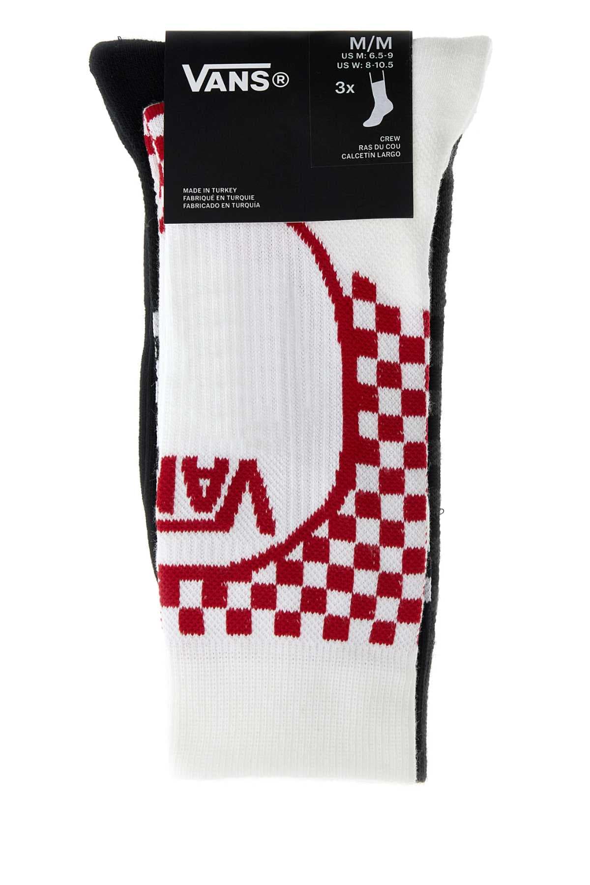 Embroidered stretch polyester blend socks