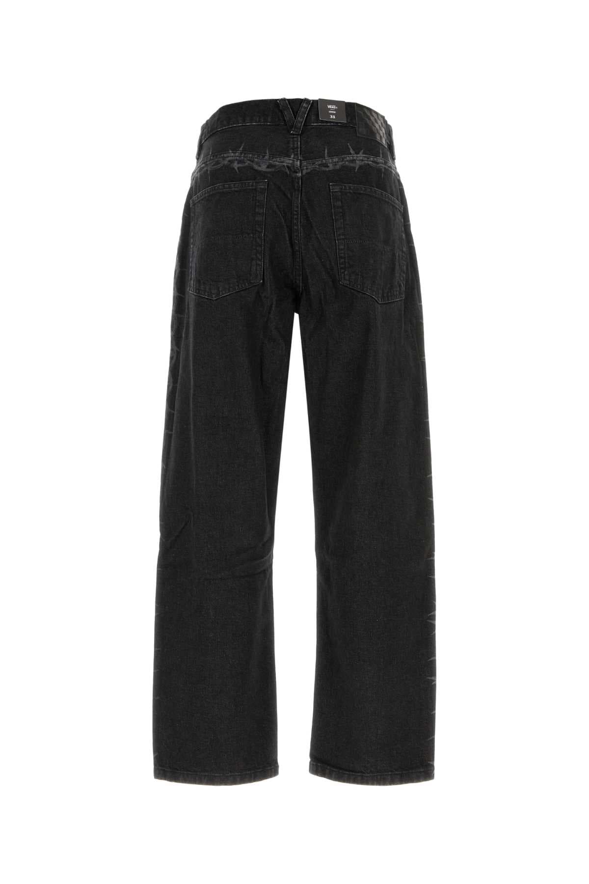 Black denim jeans - мініатюра 2
