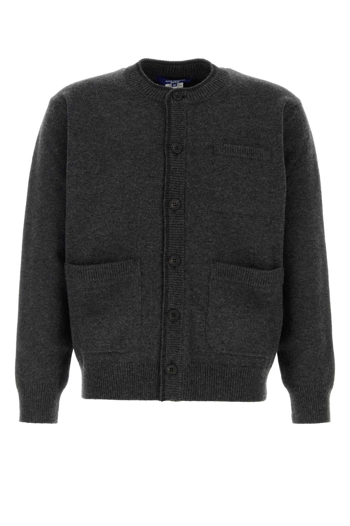 Charcoal wool cardigan
