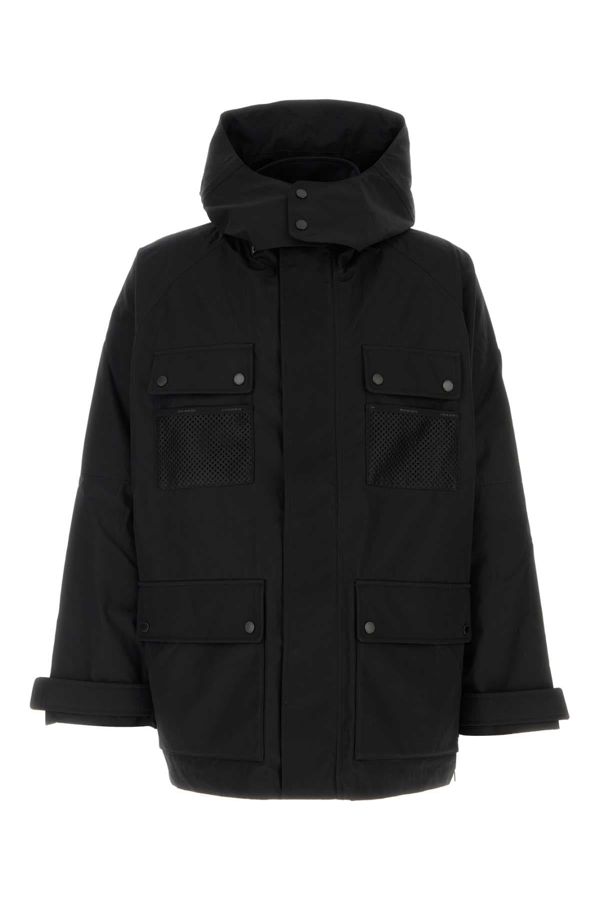 Black cotton Junya Watanabe x Mammut jacket