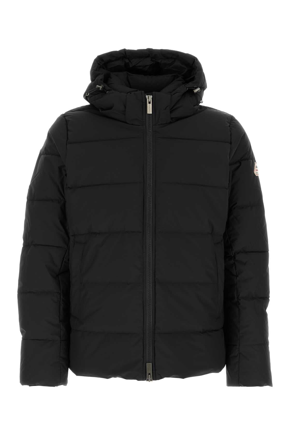 Black polyester Spoutnic down jacket