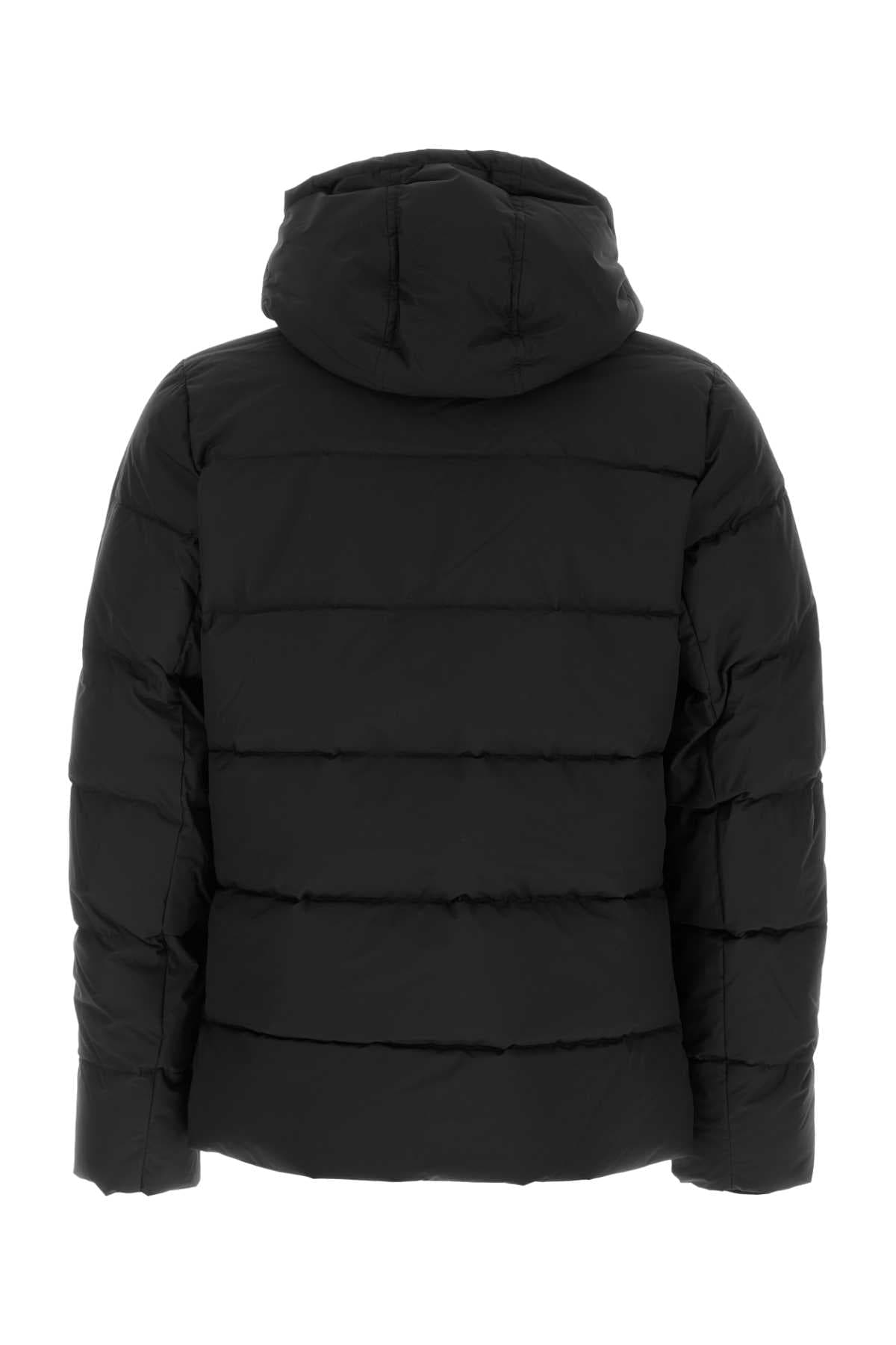 Black polyester Spoutnic down jacket - мініатюра 2