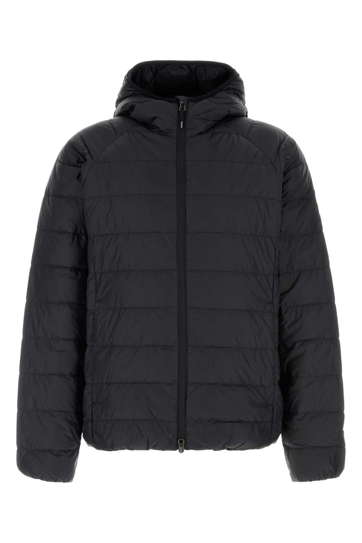 Black nylon Guzet down jacket