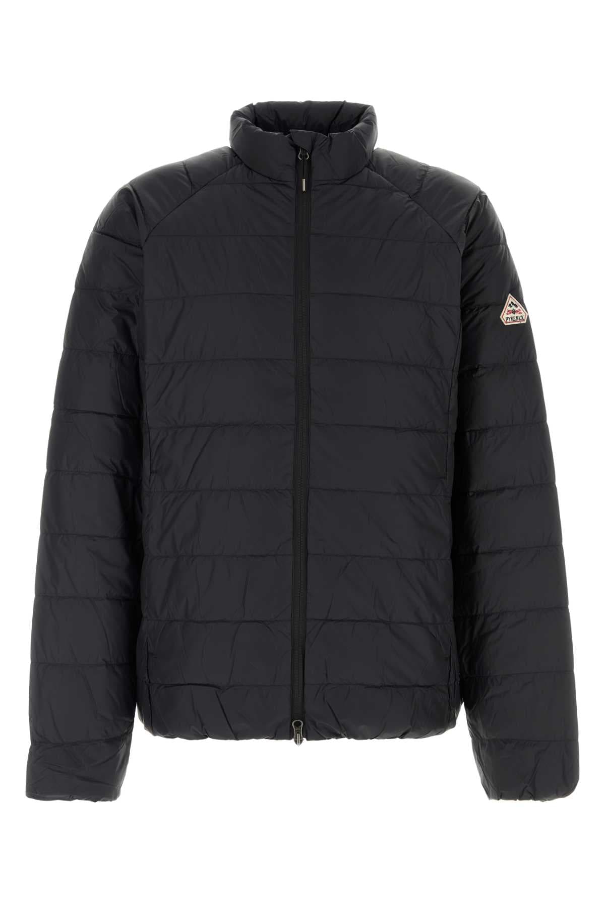 Black nylon Guzet down jacket