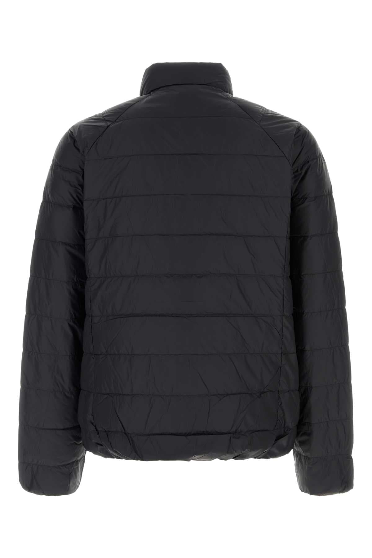 Black nylon Guzet down jacket - мініатюра 2