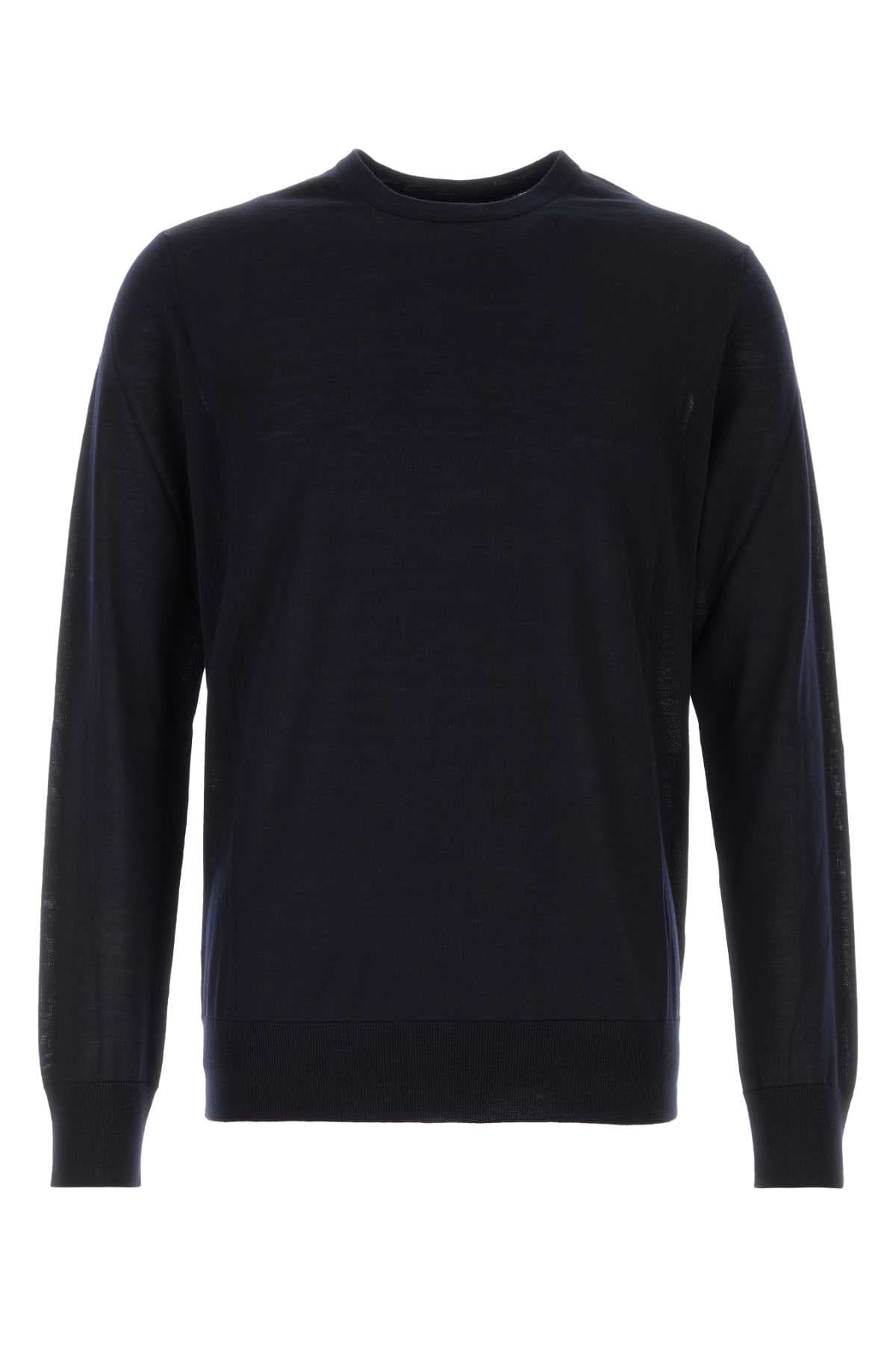 Midnight blue wool sweater