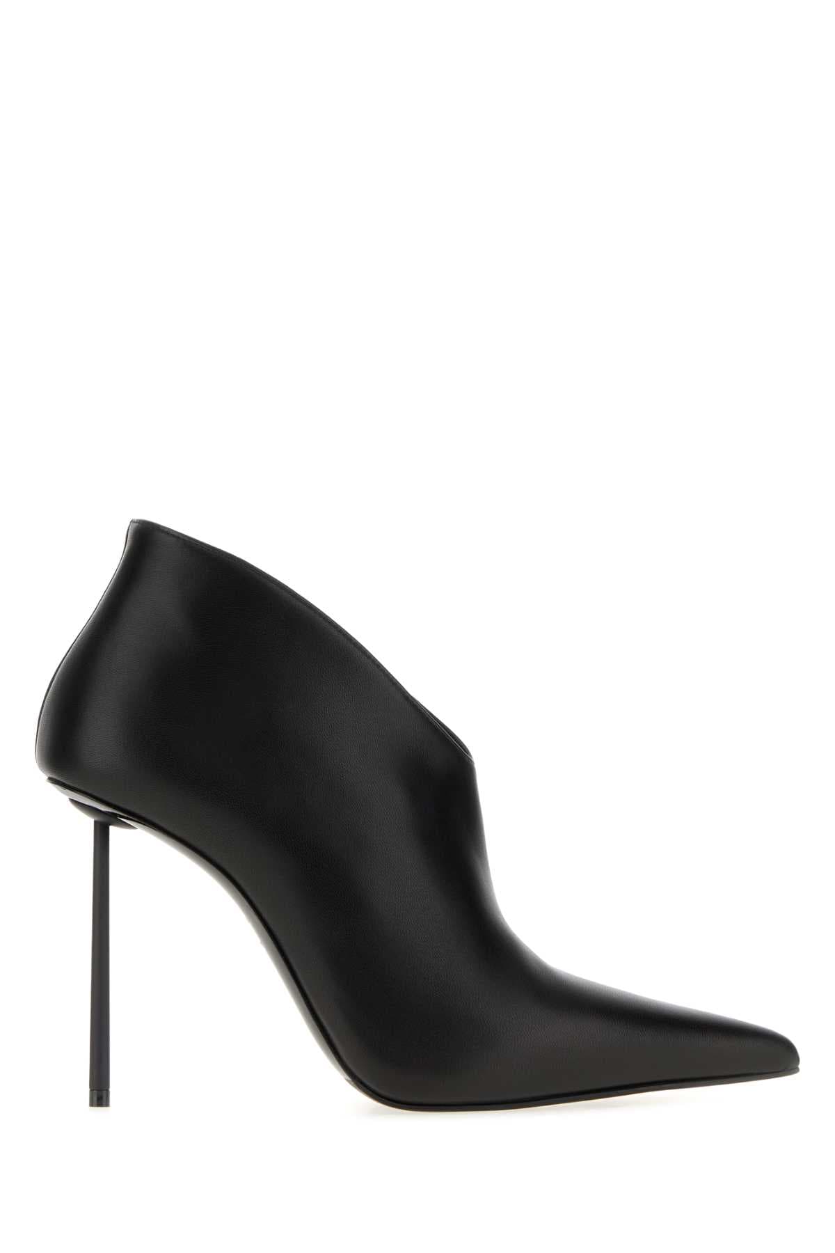 Black leather Futura Nemesi pumps