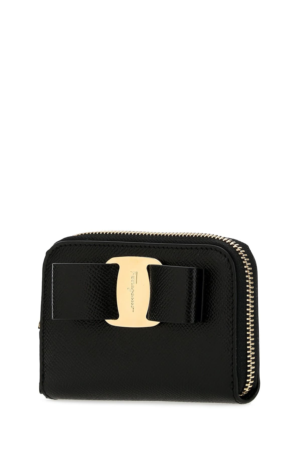 Black leather wallet - мініатюра 4