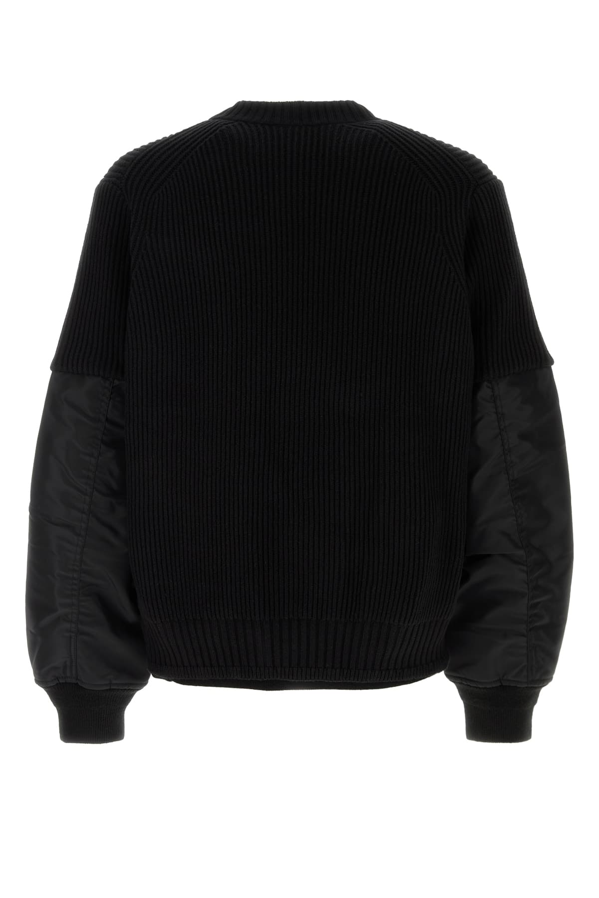 sacai Gonz Multi Patch Nylon Twill x Knit Sweater - мініатюра 2