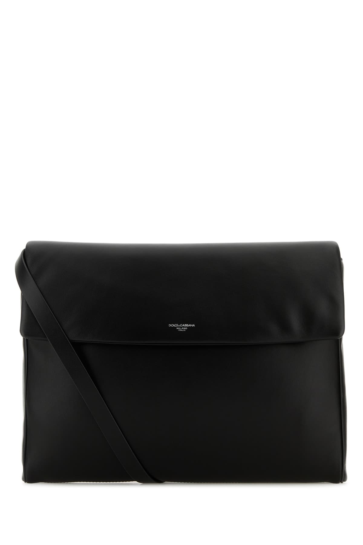 Black nappa leather Mediterraneo clutch