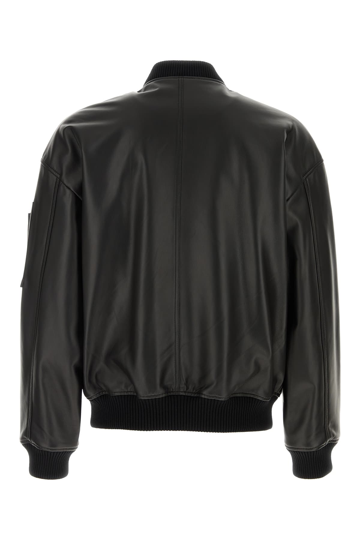 Black leather jacket - мініатюра 2