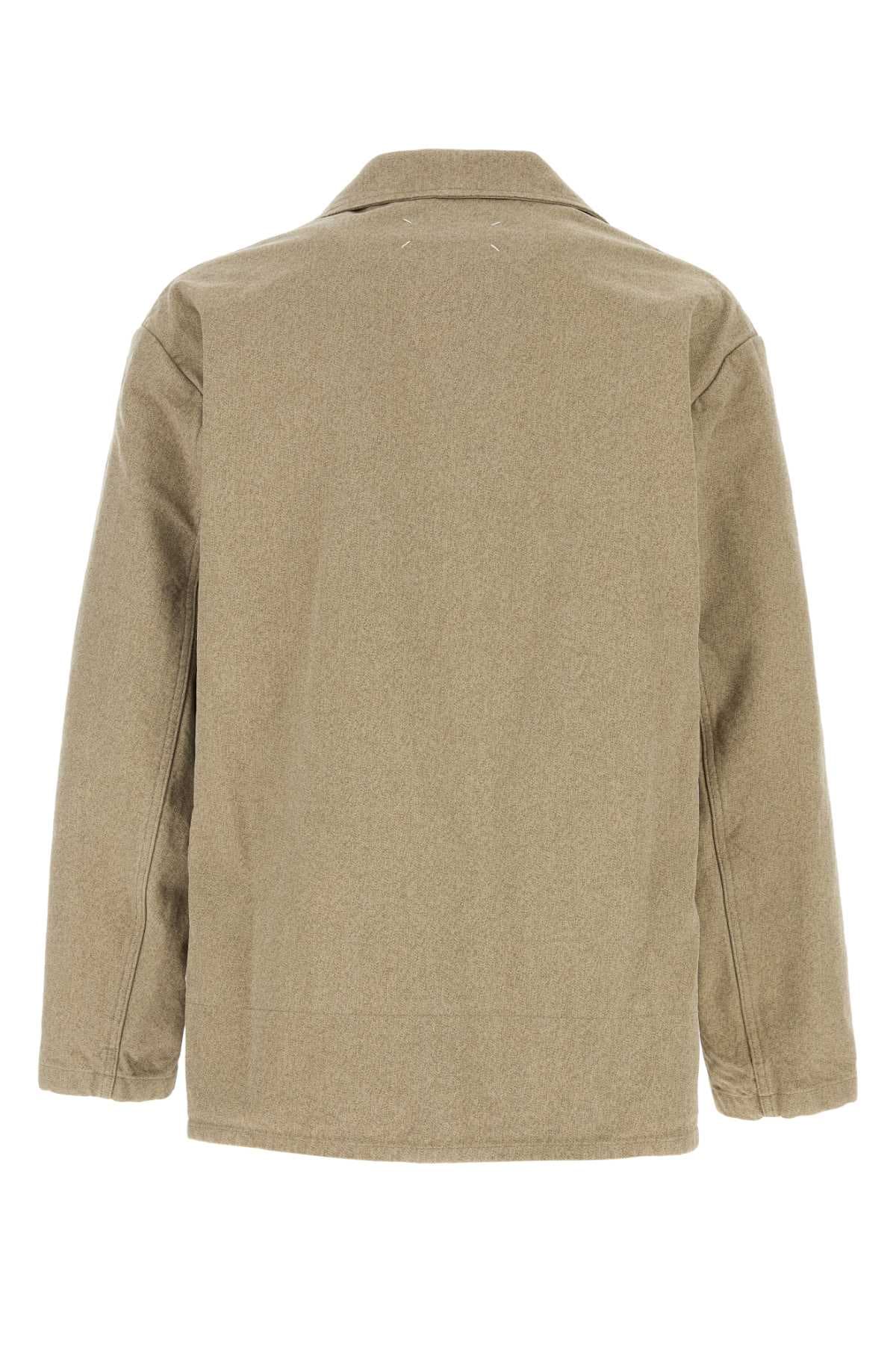 Melange cappuccino cotton blazer - мініатюра 2