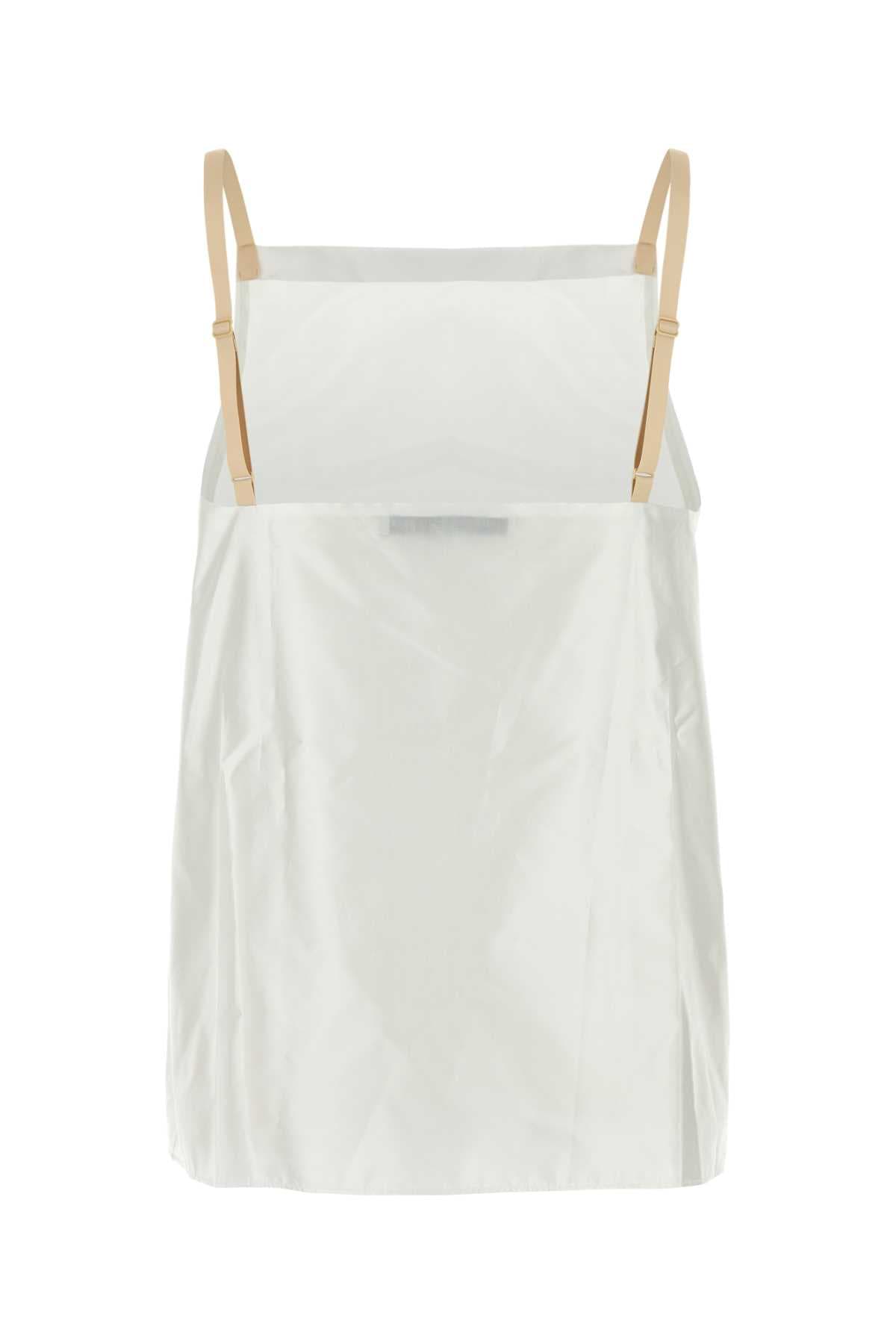 White polyester blend top - мініатюра 2