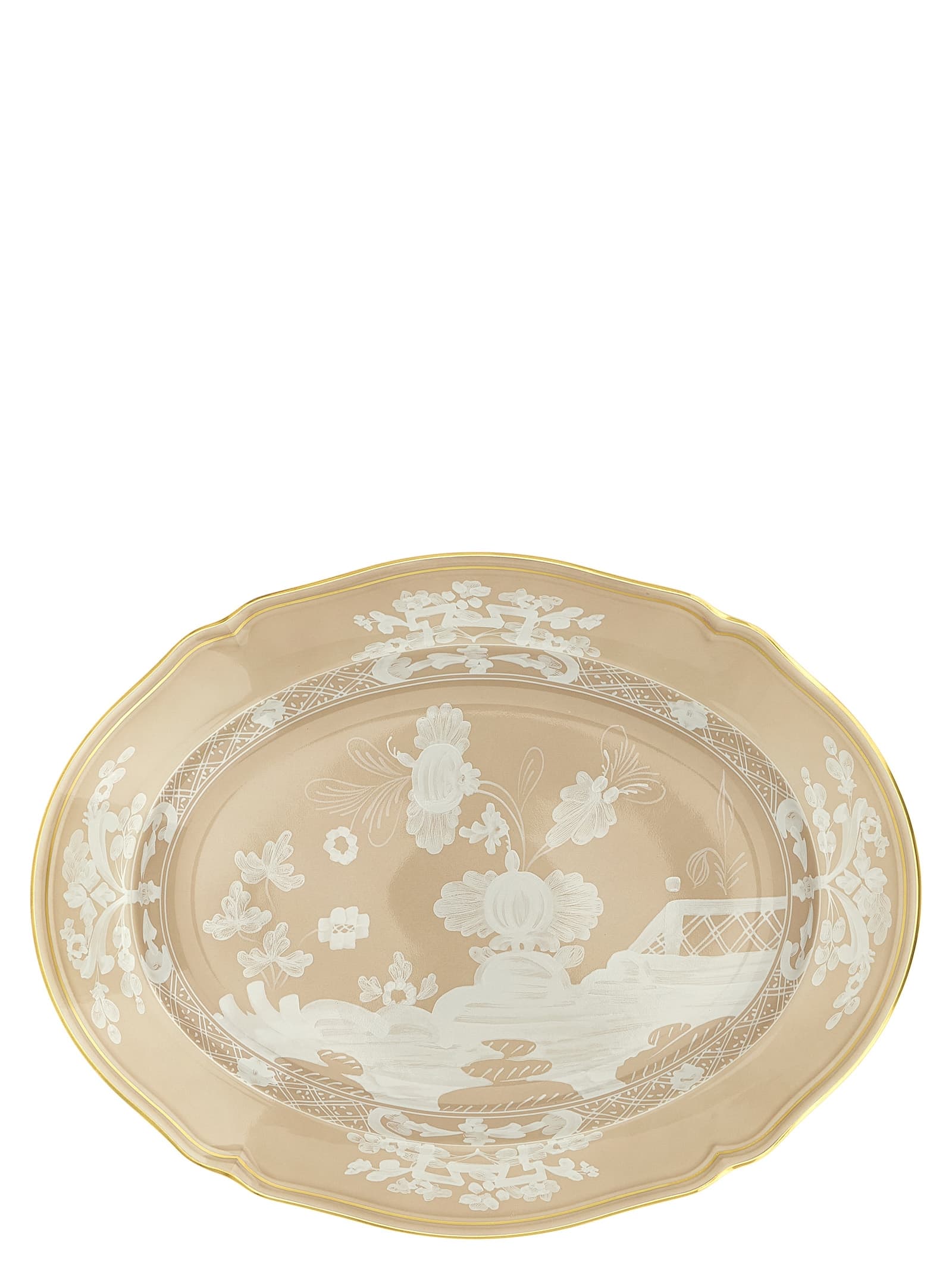 'Oriente Italiano' oval serving plate