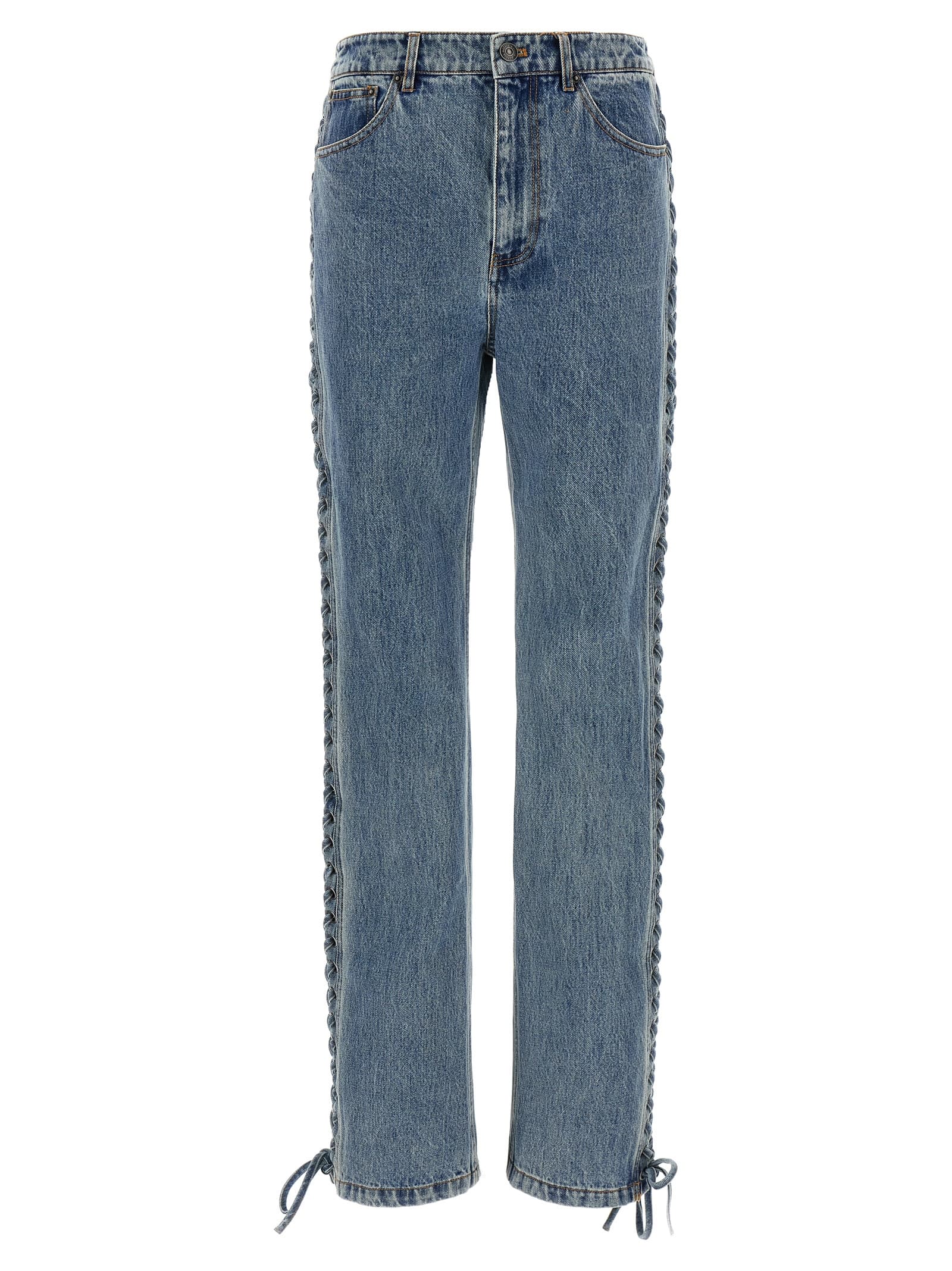 'Laced Straight Leg' джинси