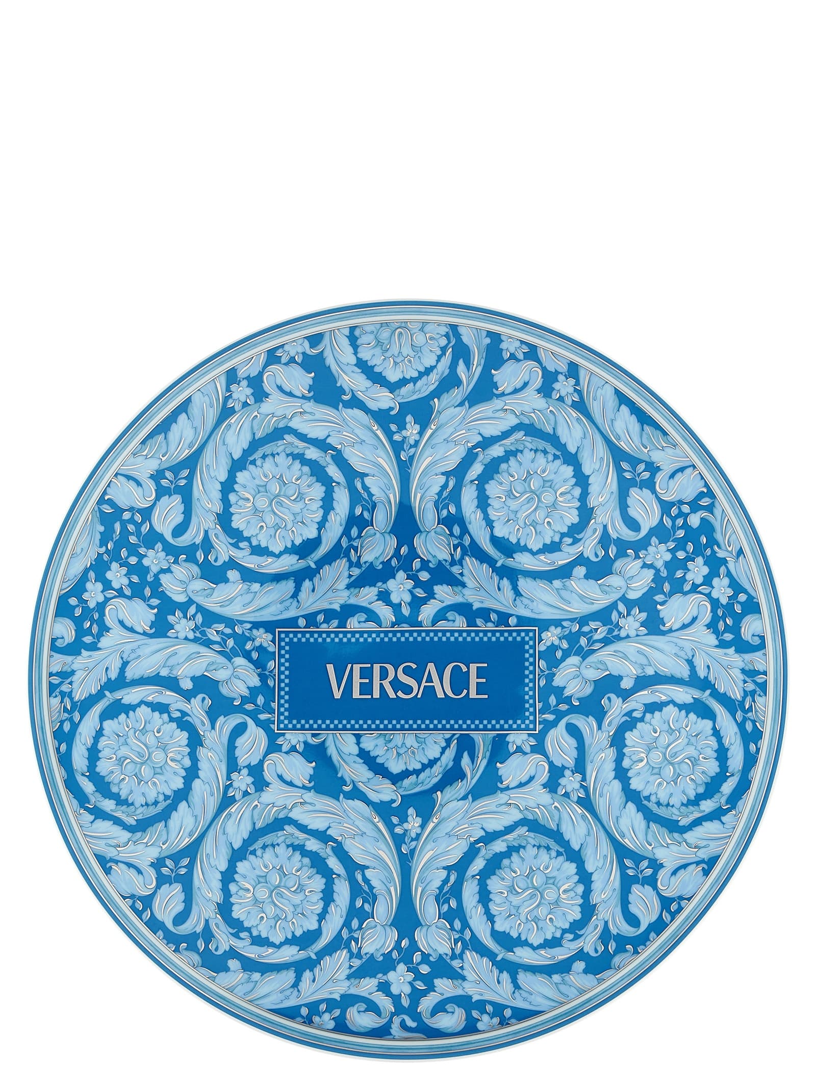 'Barocco Teal' placeholder plate ⌀ 33 cm