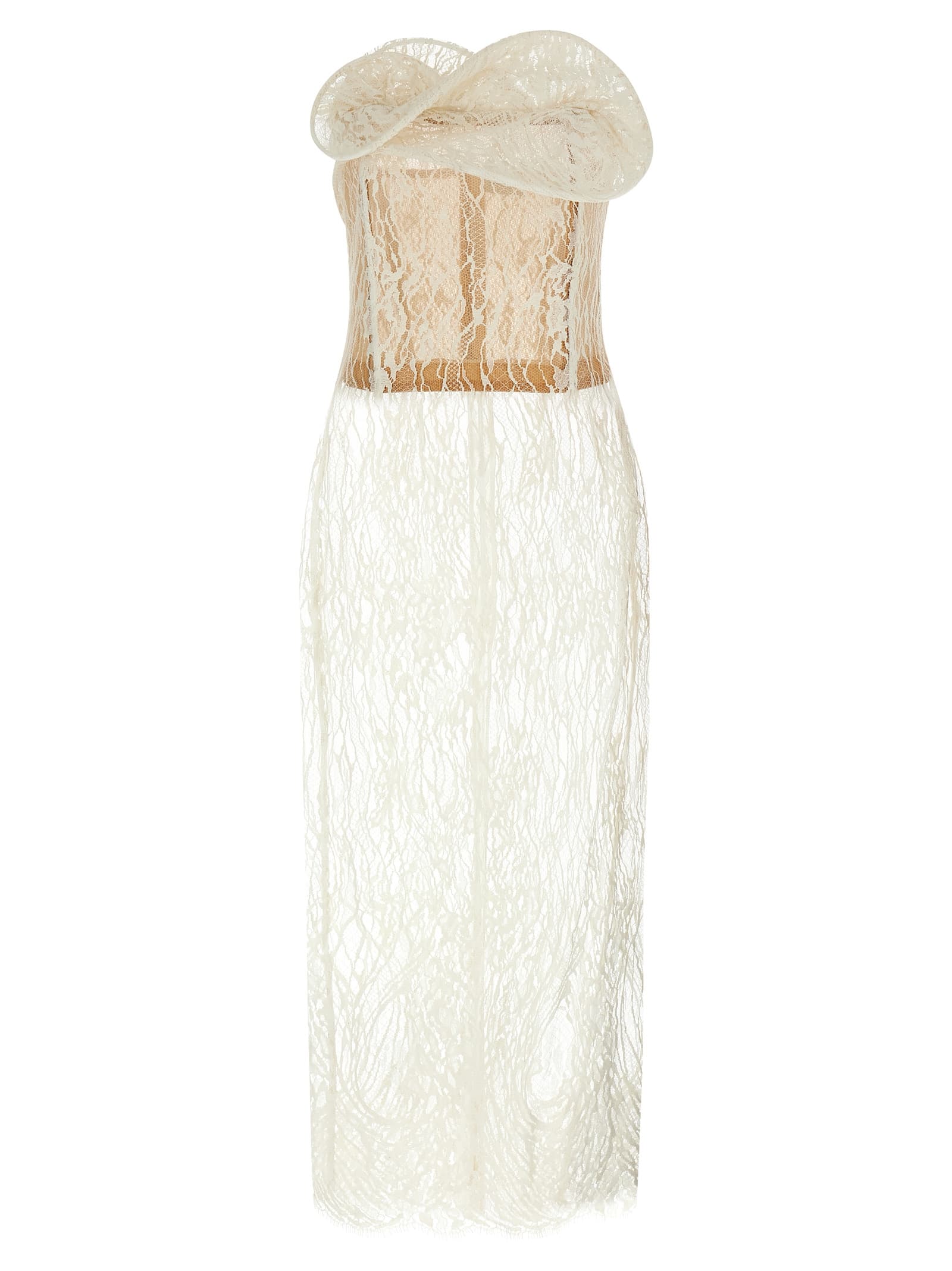 '16' мідісукня з мереживом