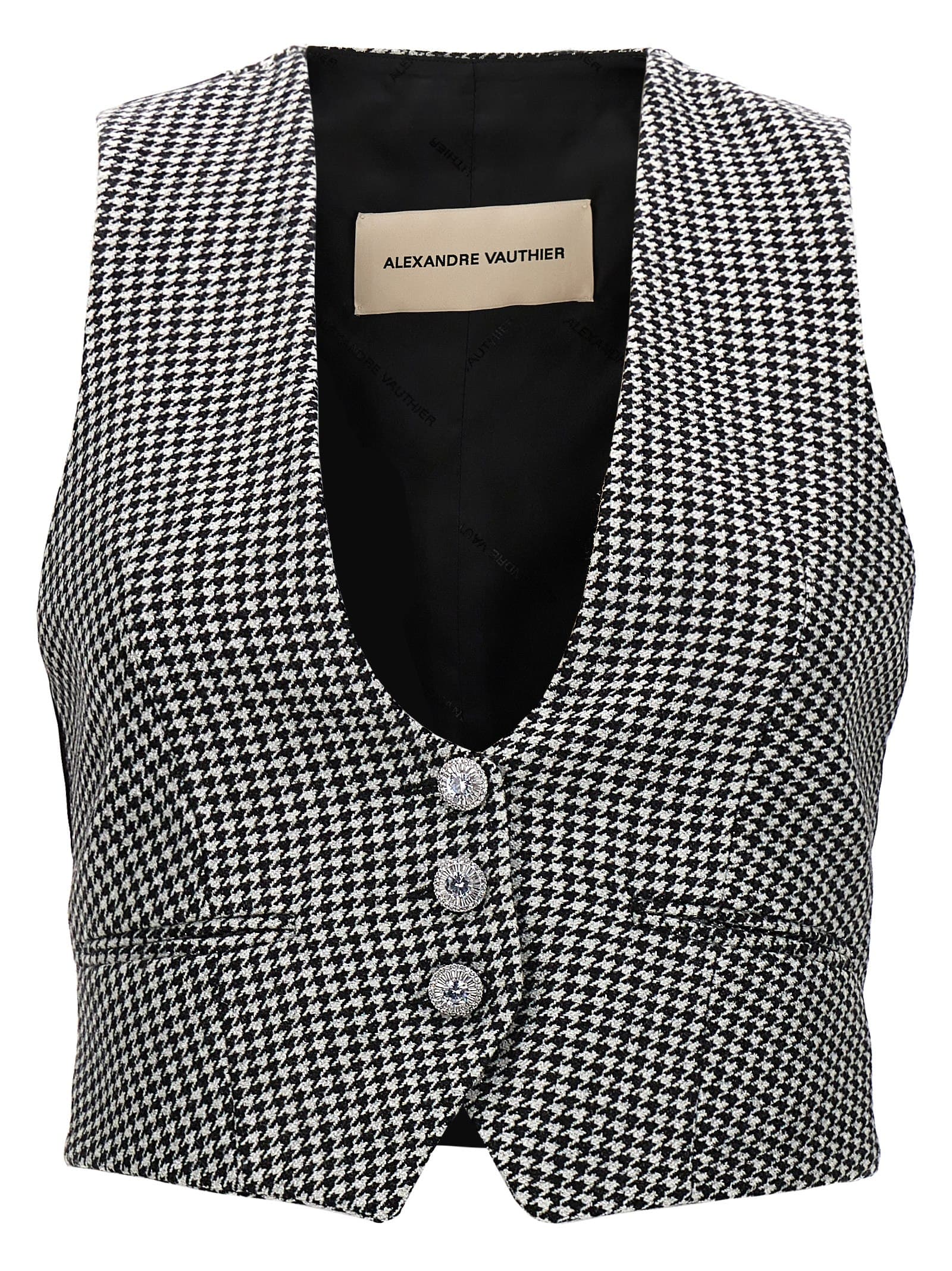 Houndstooth waistcoat