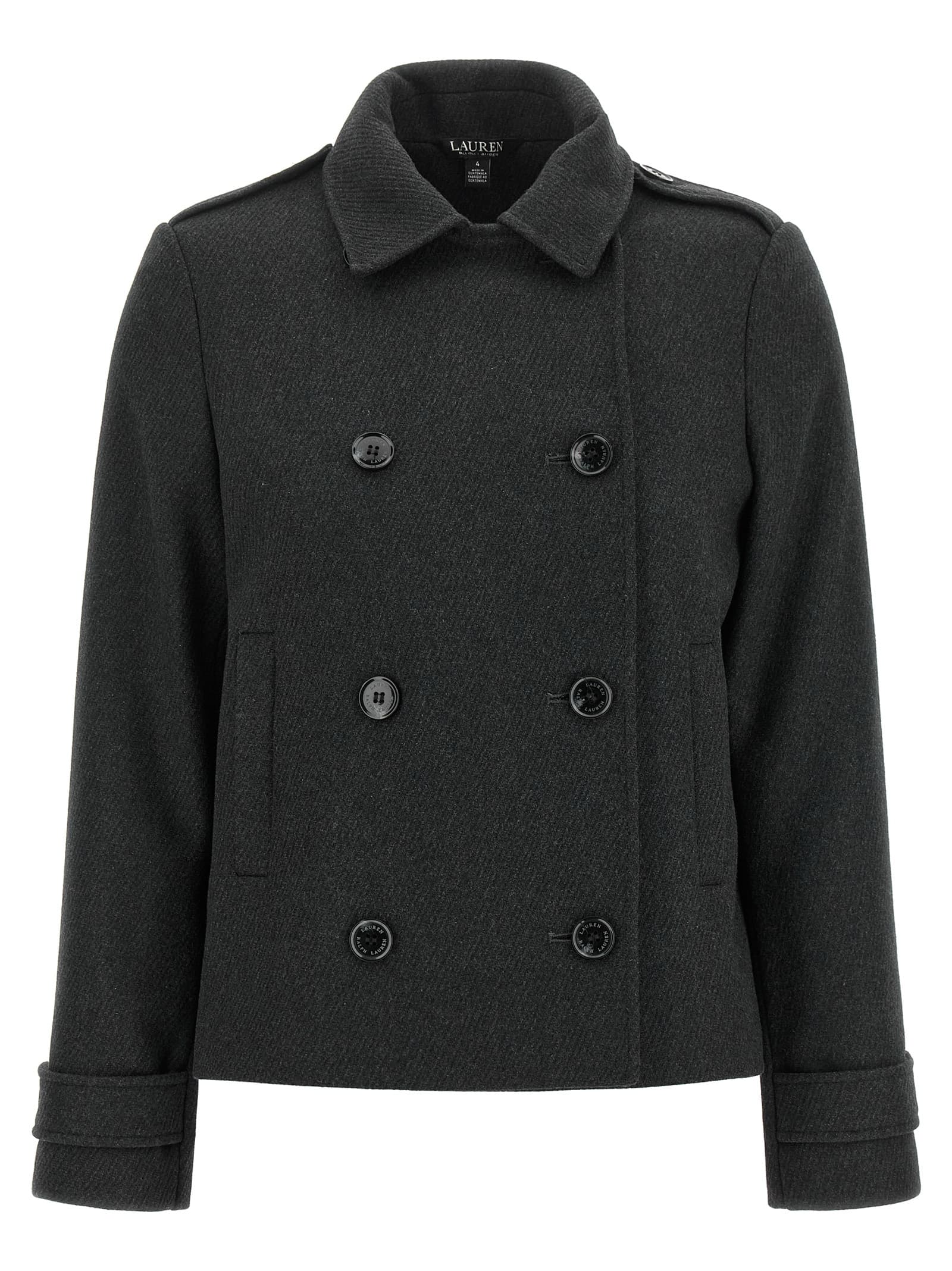 Double-breasted coat