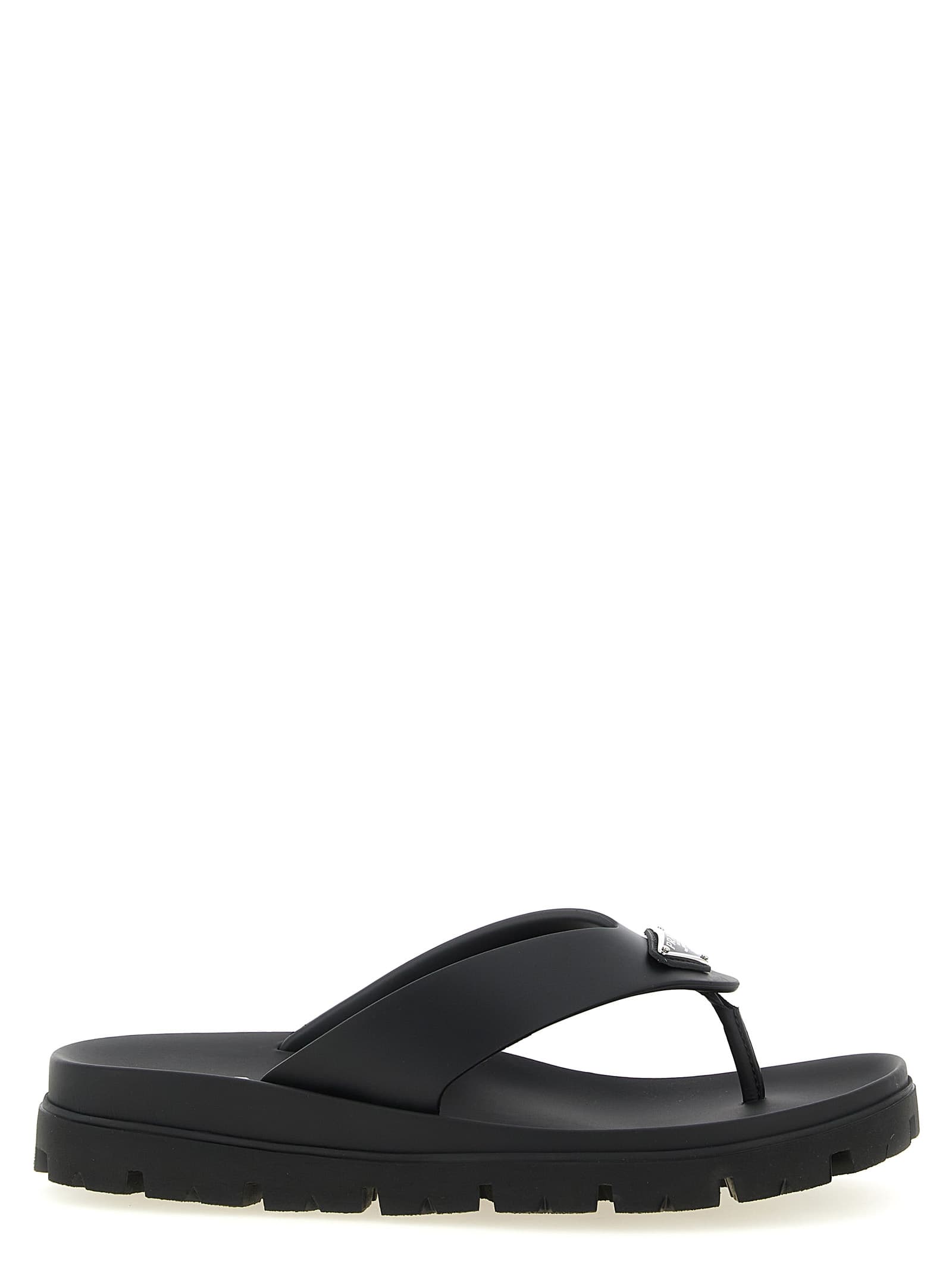 Сандалі з трикутним логотипом