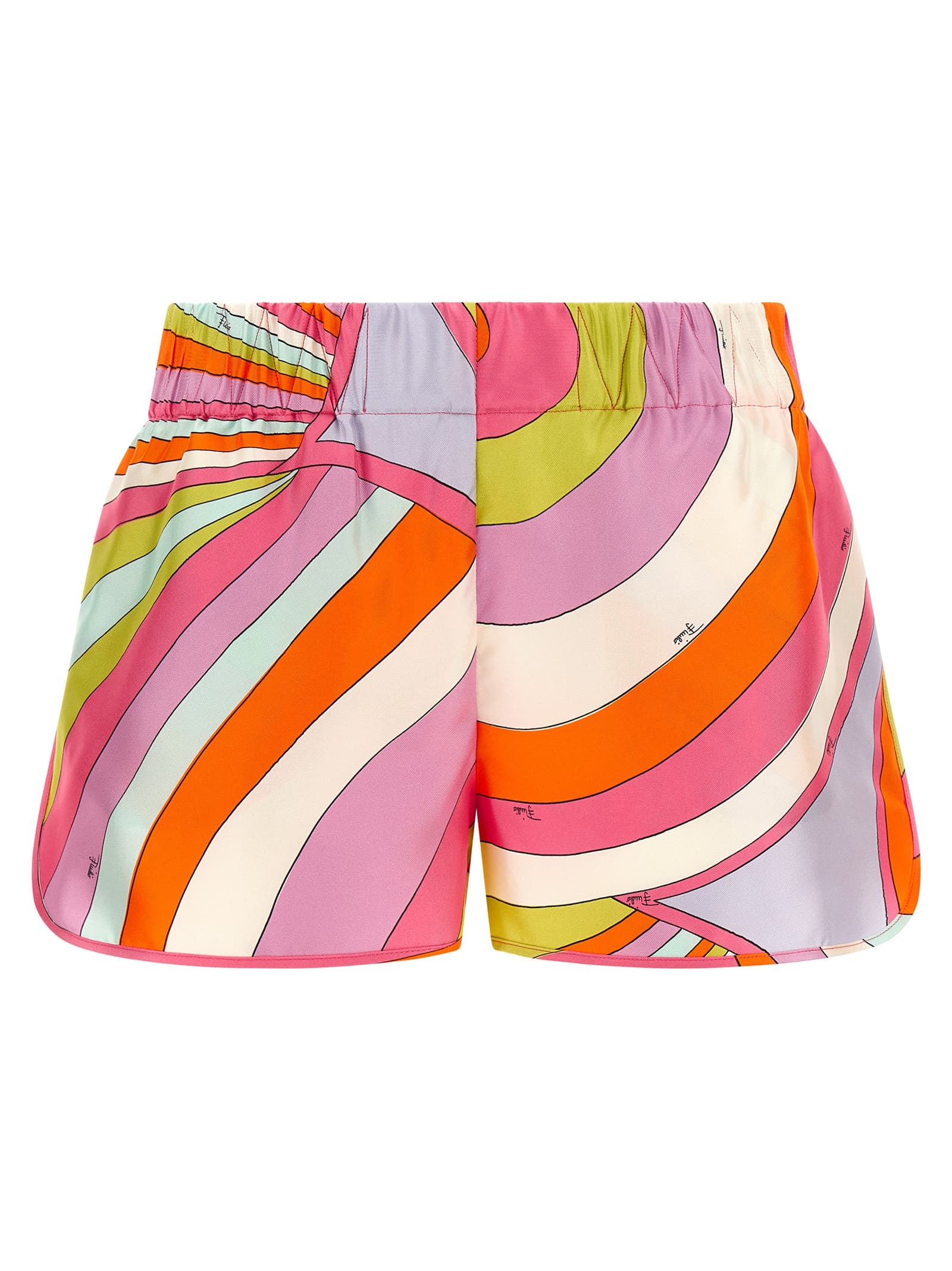 'Marmo' print shorts