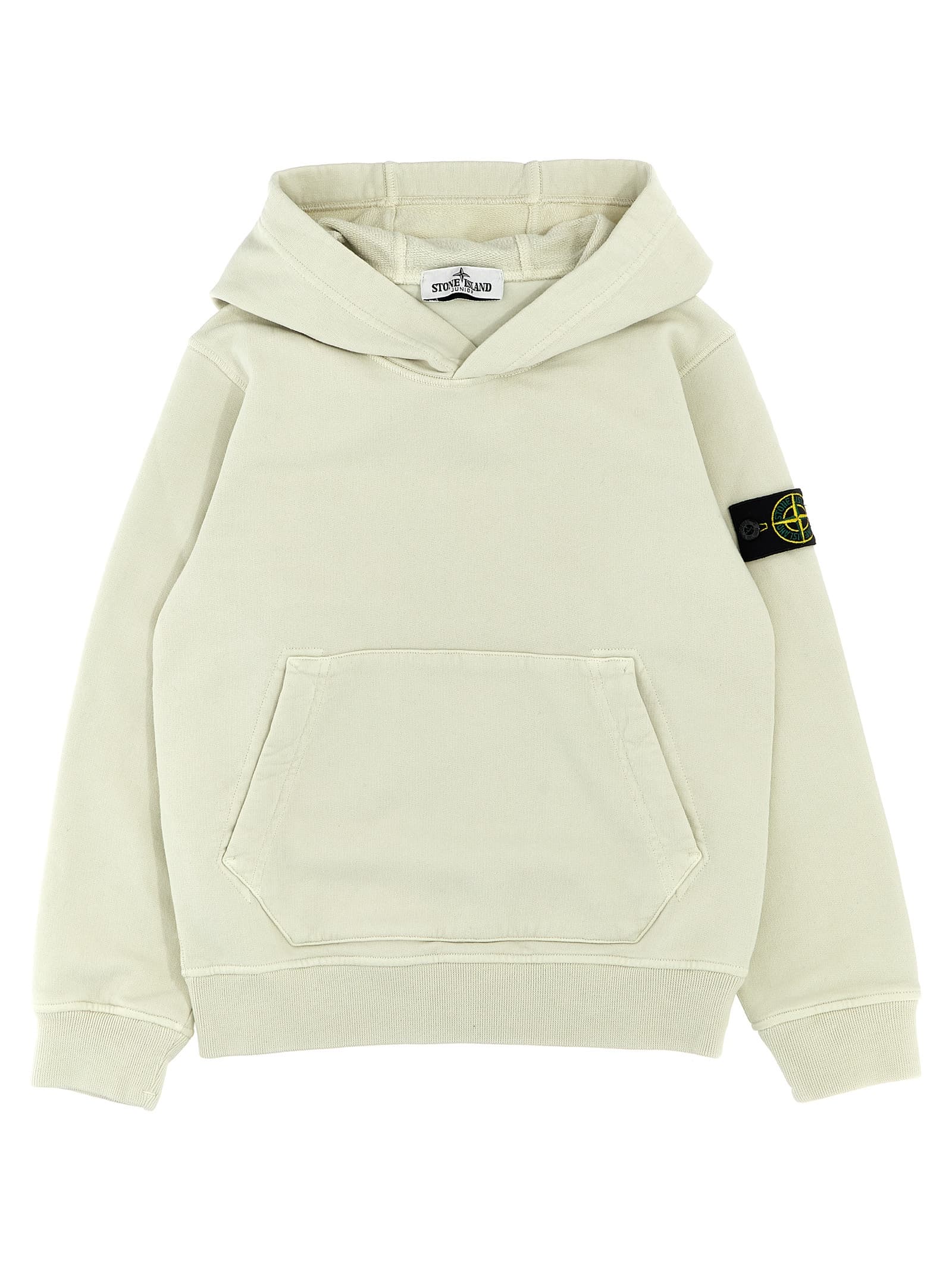Logo patch hoodie