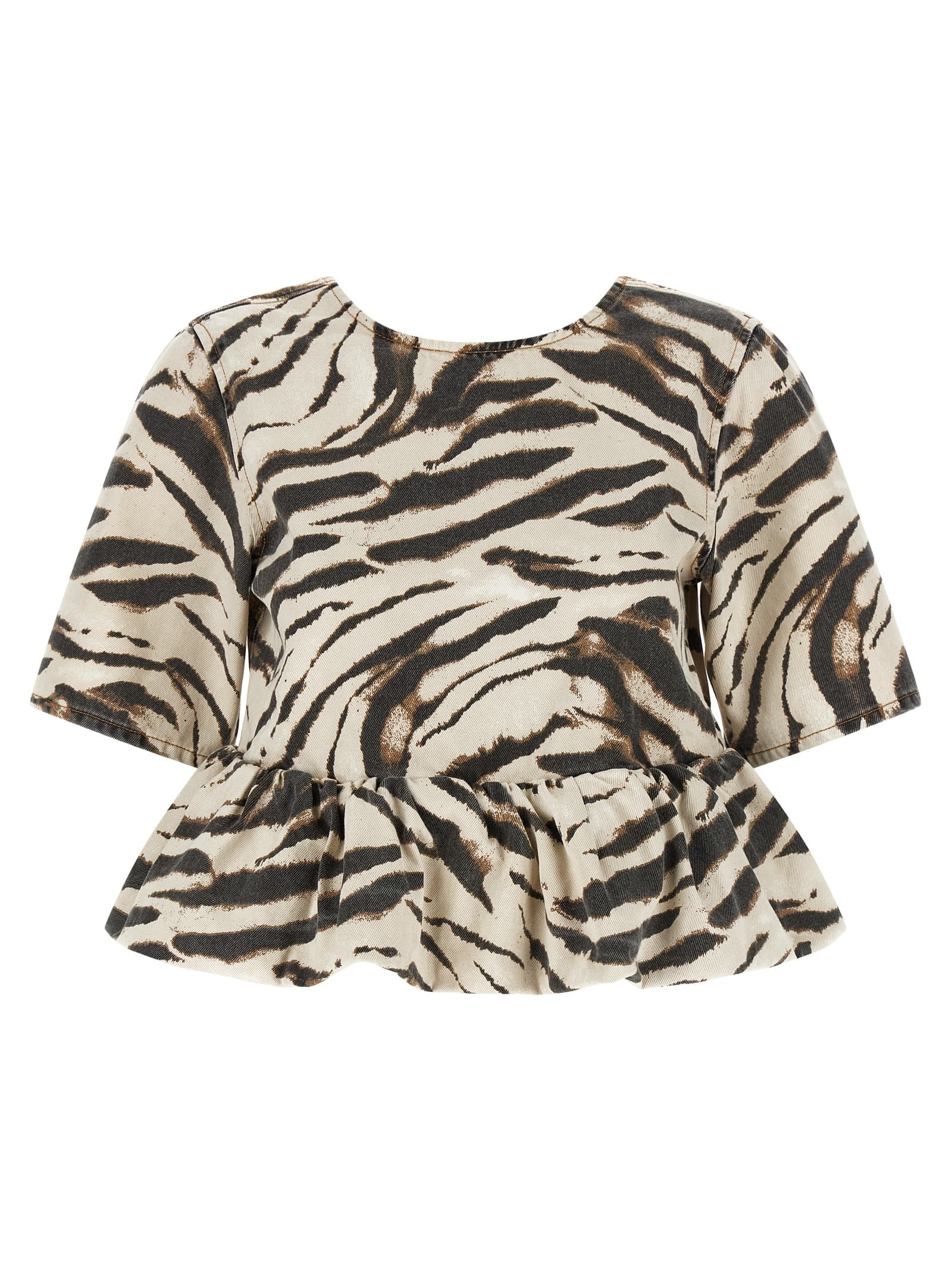 'Zebra Denim' топ