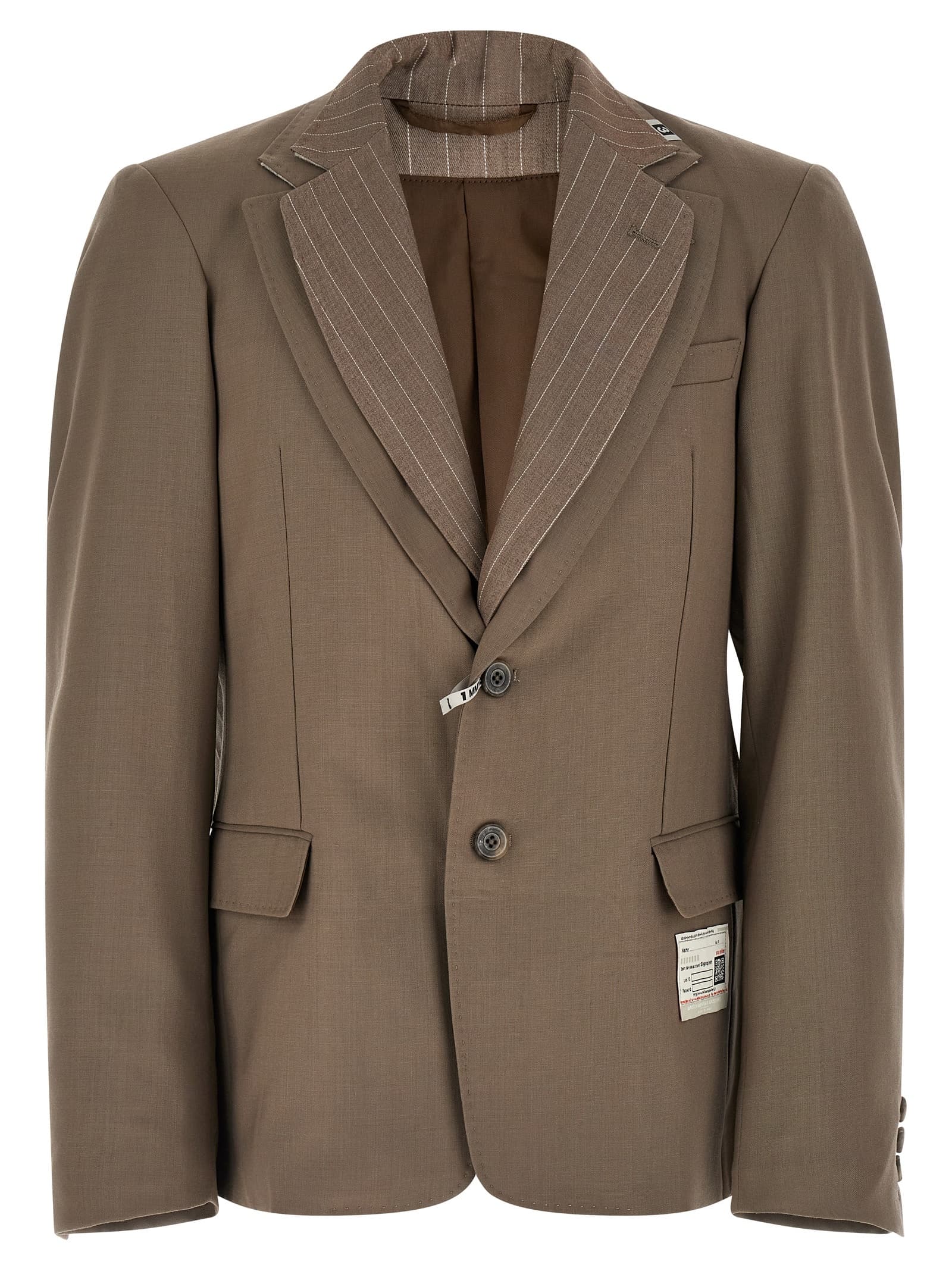 Подвійний підкладений блейзер з лацканами