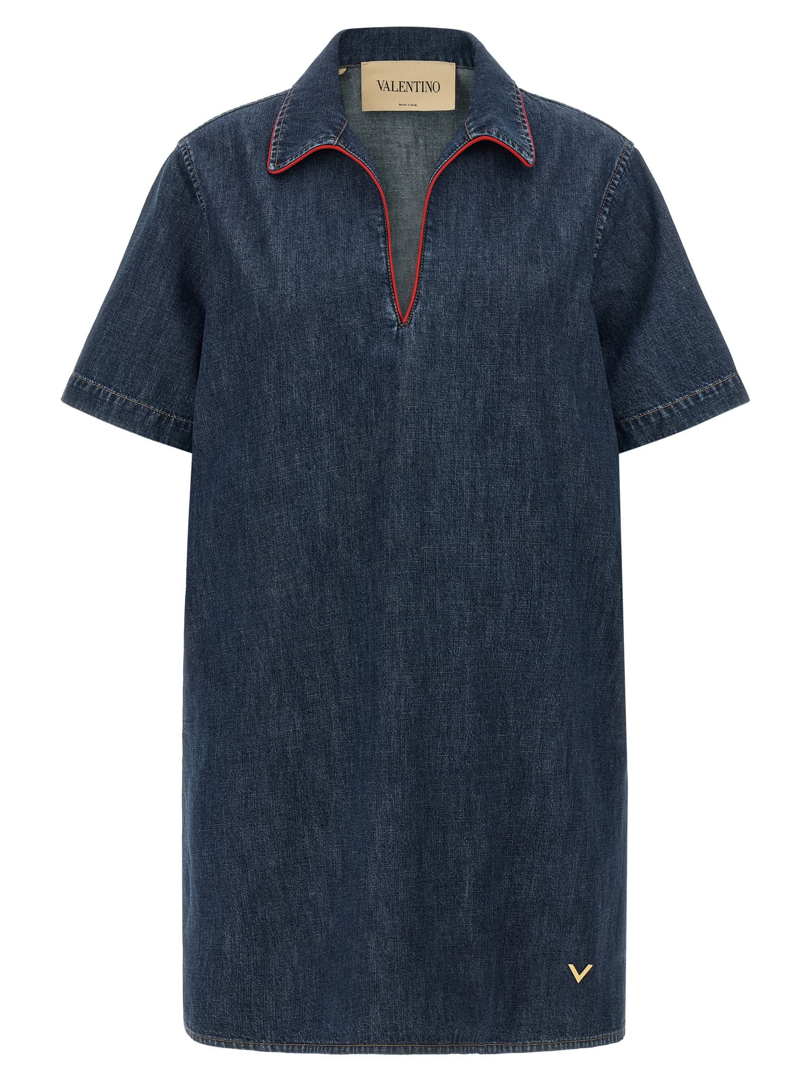 Valentino Garavani джинсова сукня Chambray 'VLogo'