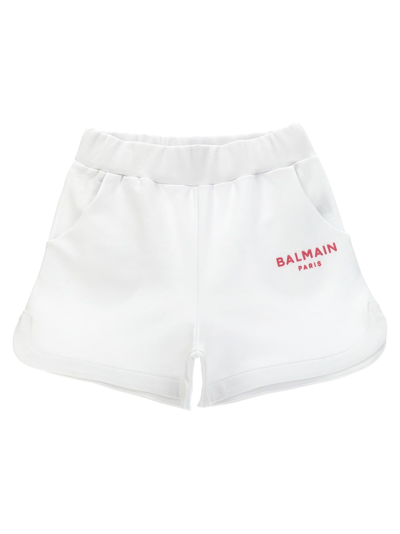 Embossed logo shorts