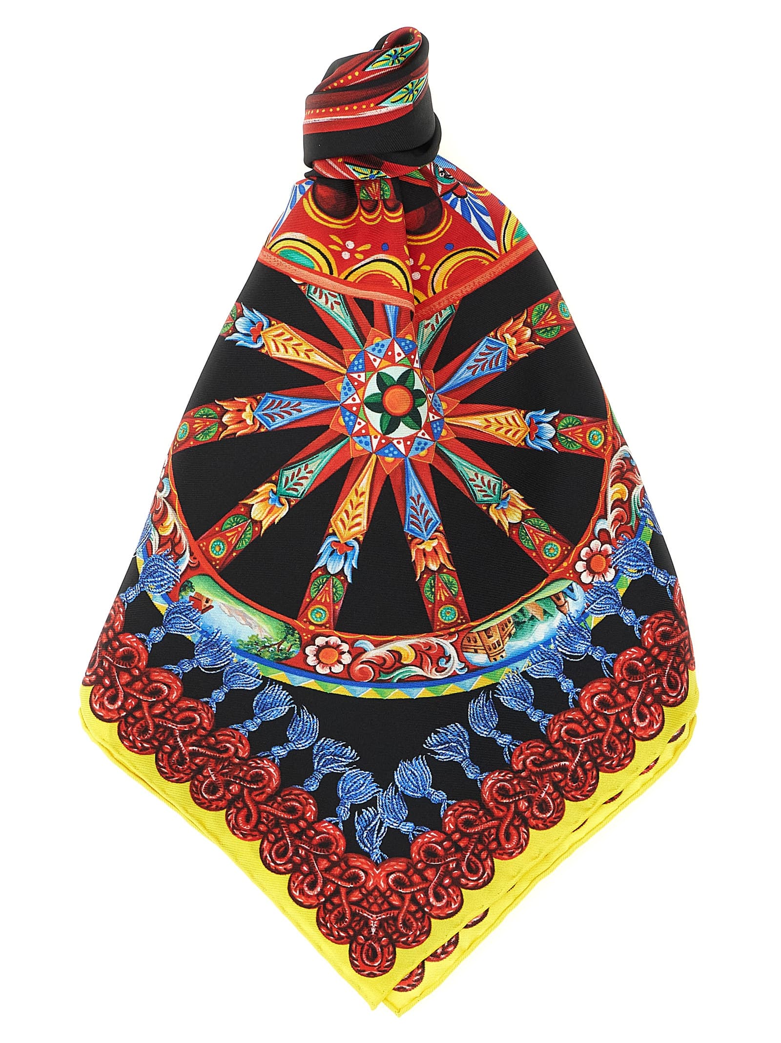 'Carretto' шовковий шарф
