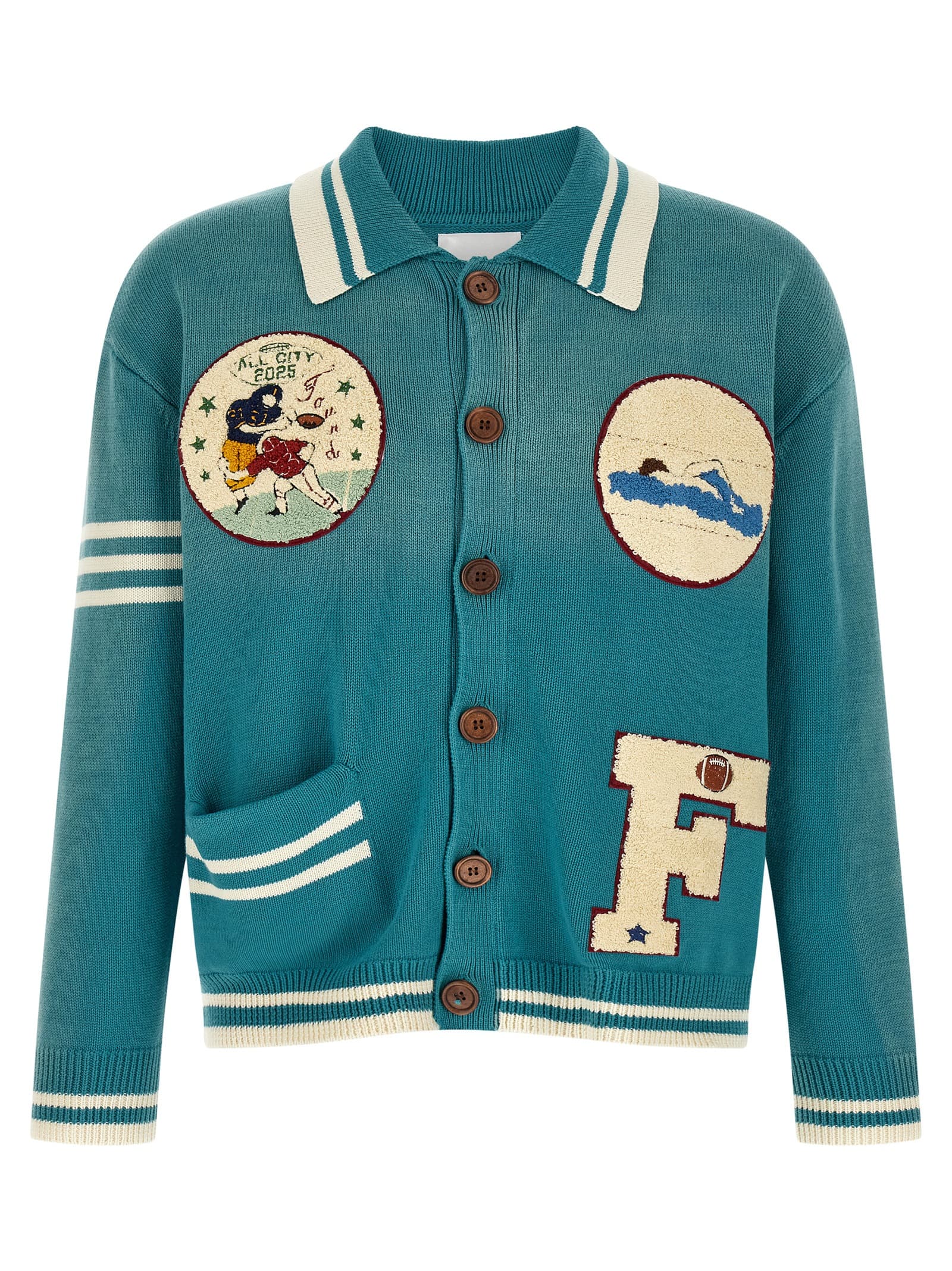 'Fin Varsity' кардиган