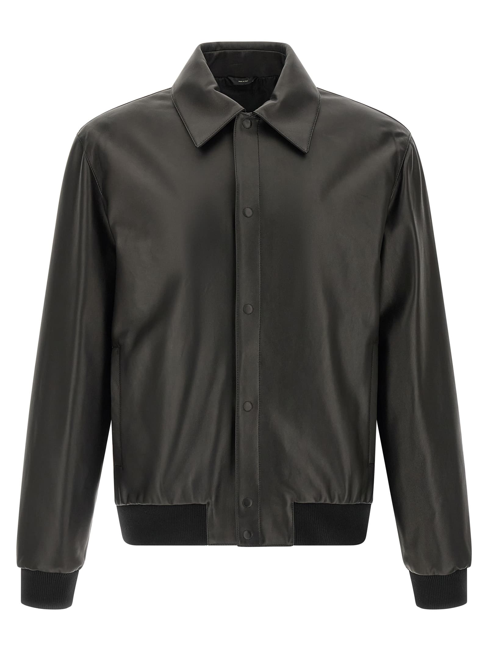 Leather блузон
