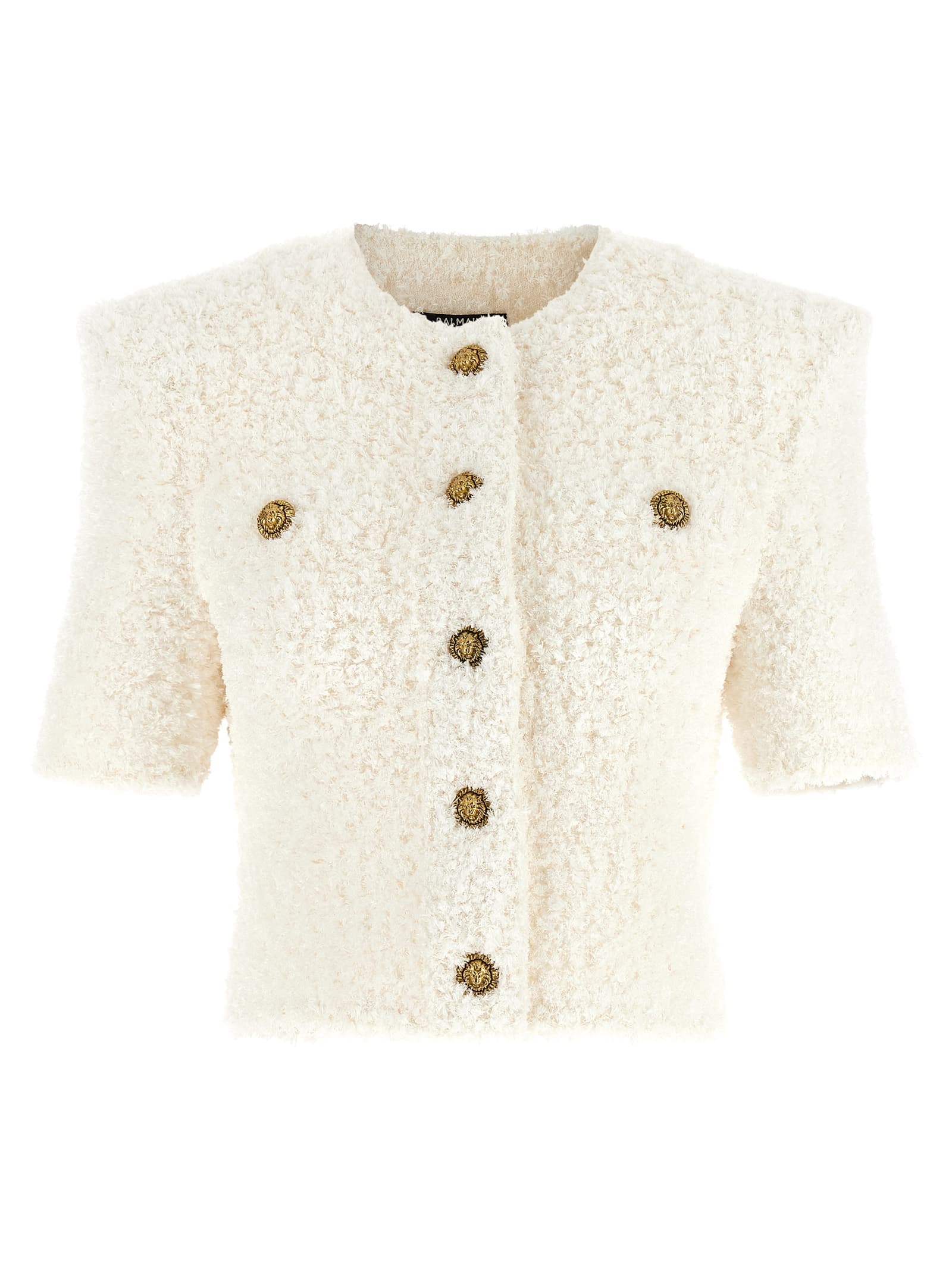 Кардиган з твідом plumetis